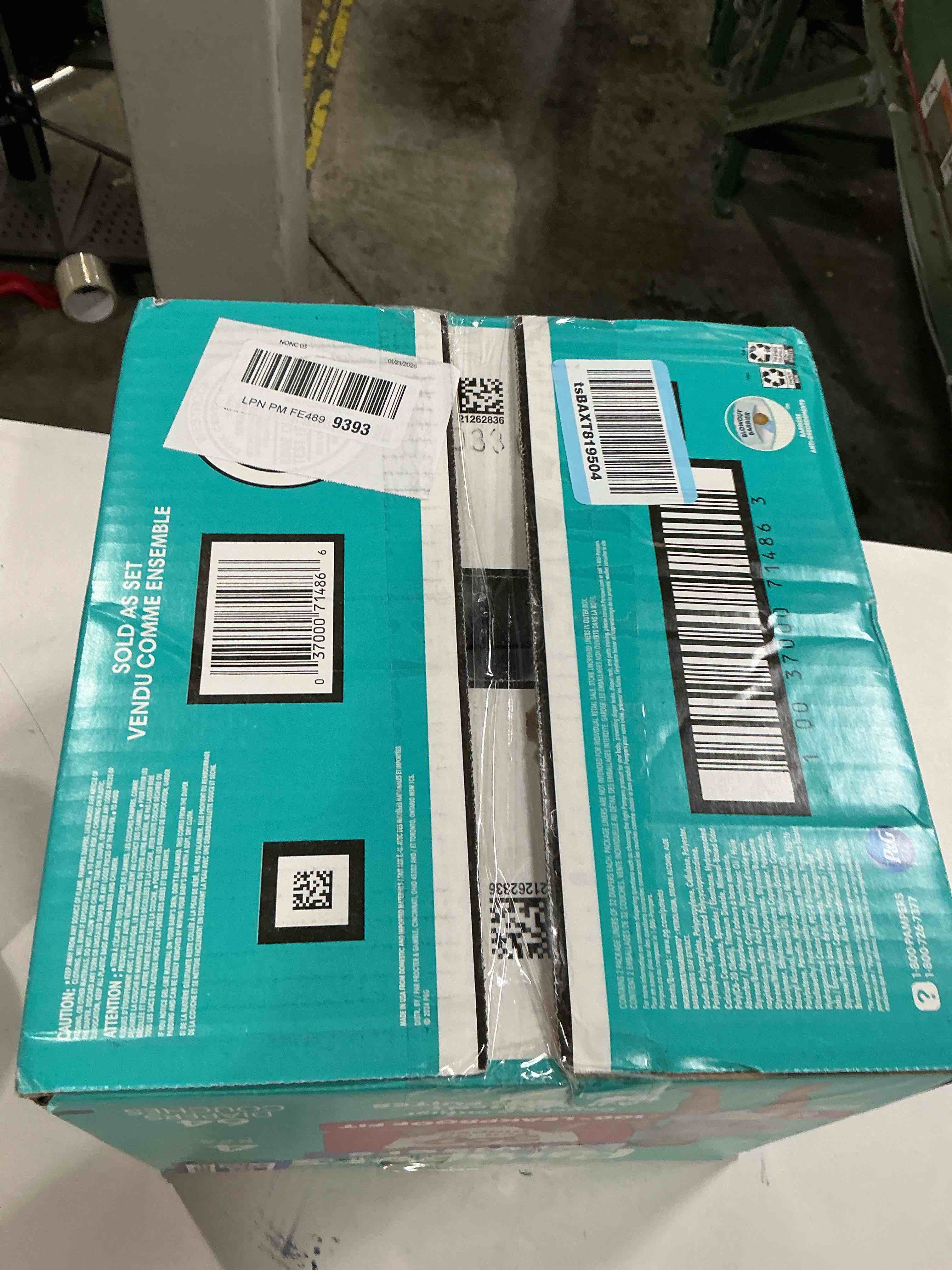 Condition photo showing New/Like New for Pampers Diapers - Cruisers 360 - Size 4, 64 Count, Babyproof up to 100% Leakproof Pull-On Diaper Size 4 64