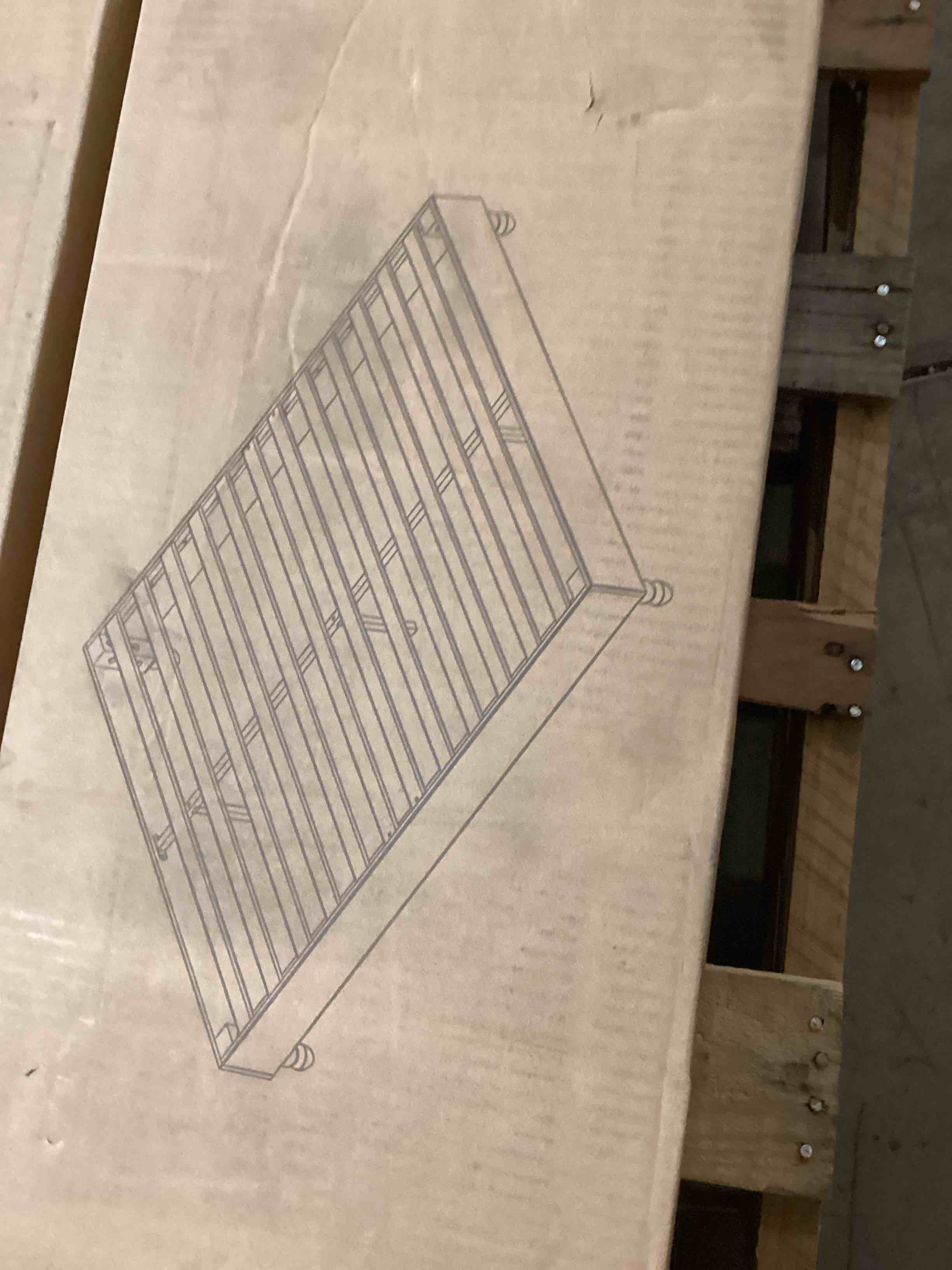 Condition photo showing As Is for Playform Bed Frame ( Queen ) 