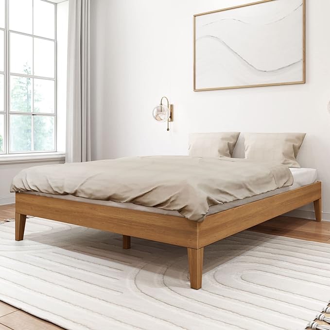 Infinity Modern Post And Beam Platform Bed Frame ( Queen ) 