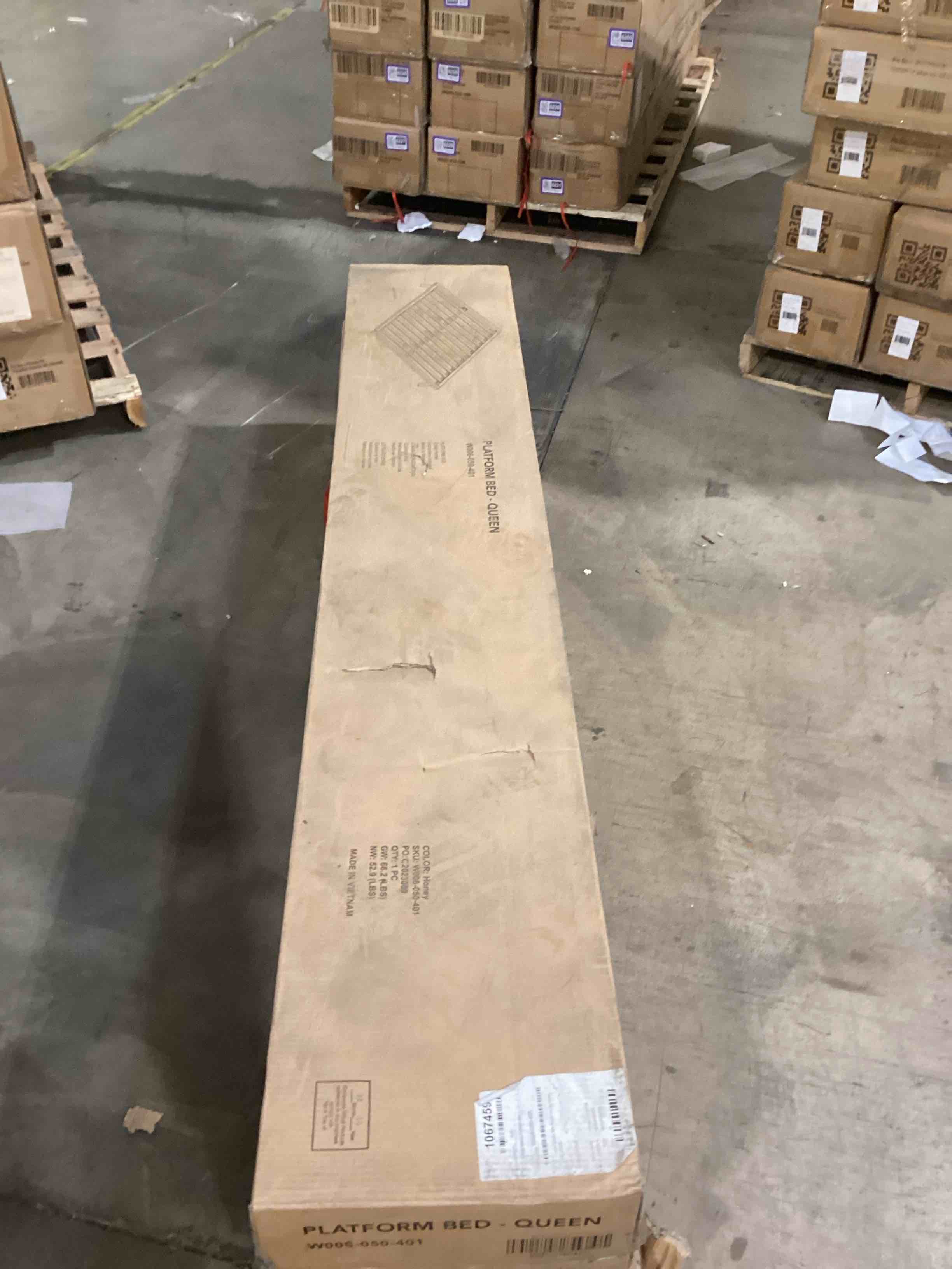 Platform Bed ( Honey ) 