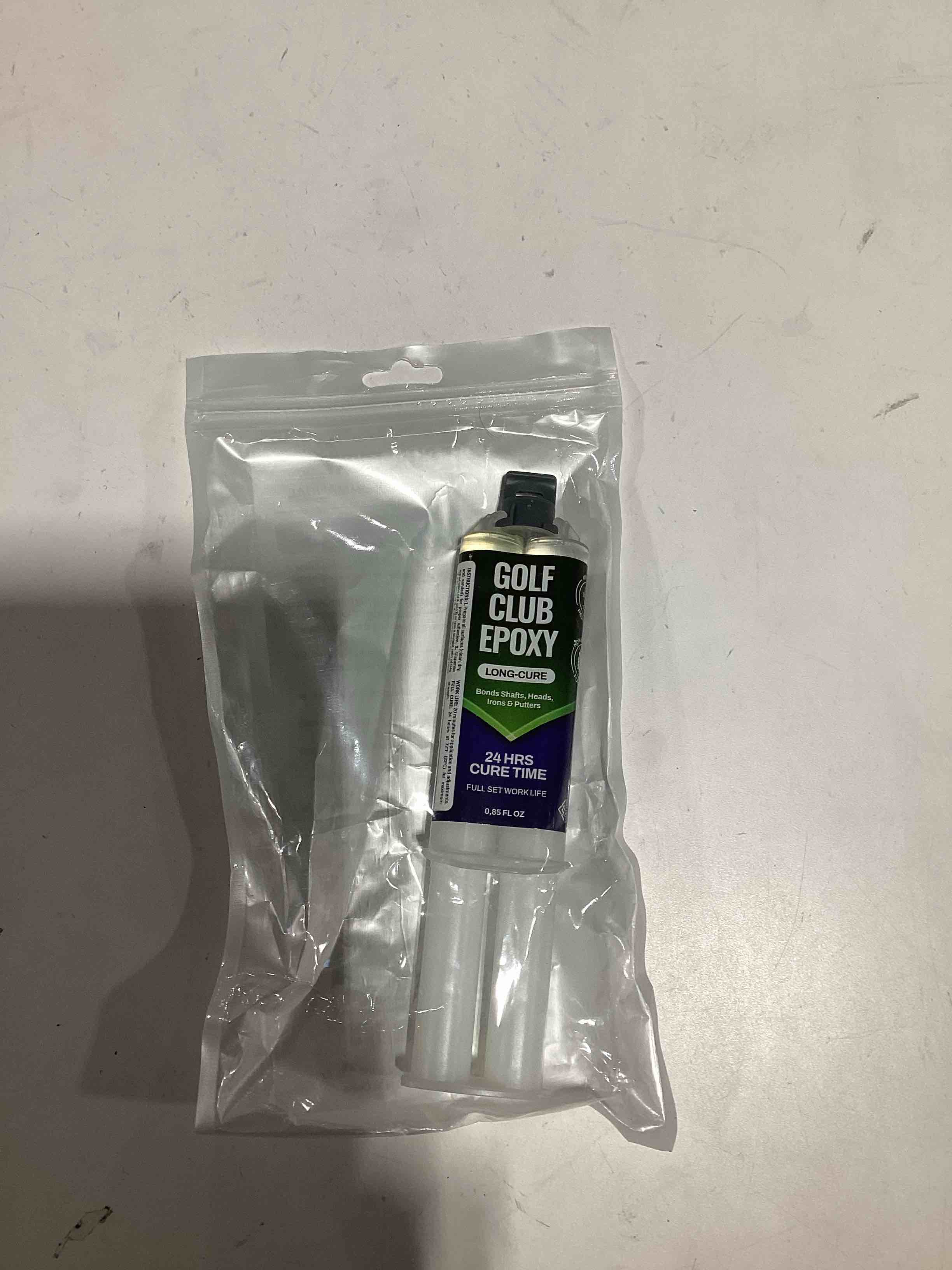 FORTIVO Golf Club Epoxy High Strength – 20 Min Work Life Golf Club Repair for All Golf Shafts, Heads