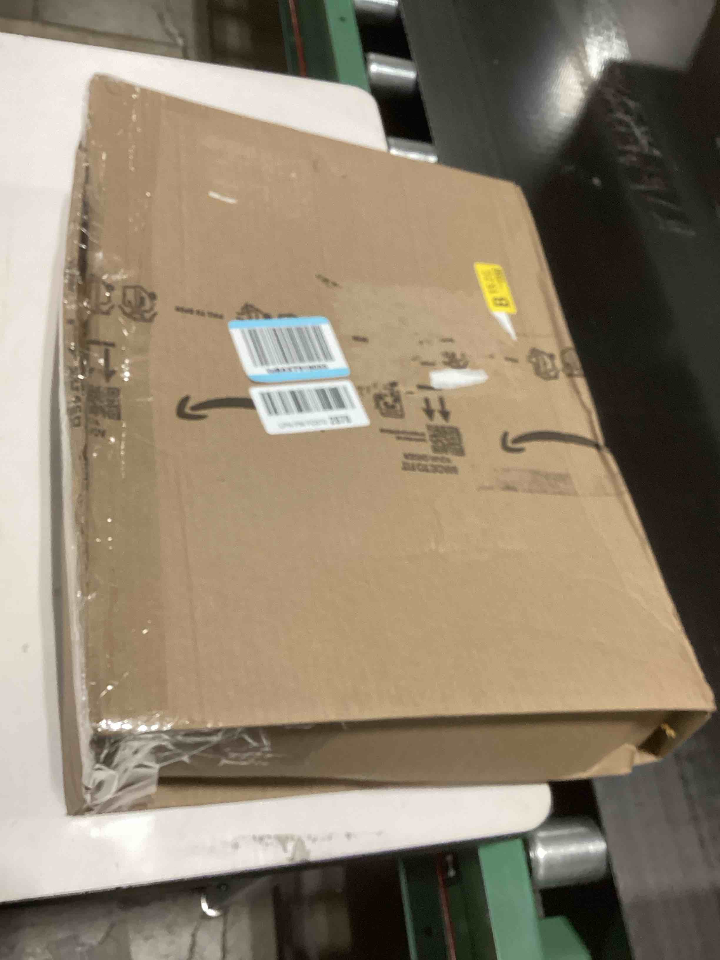 Condition photo showing As Is for Fall Wreath for Front Door - 24" Autumn Harvest Wreaths Artificial Farmhouse Wreath with Ear of Wheat Fall Decorations for Home Wall Indoor Outdoor Thanksgiving Decor Yellow