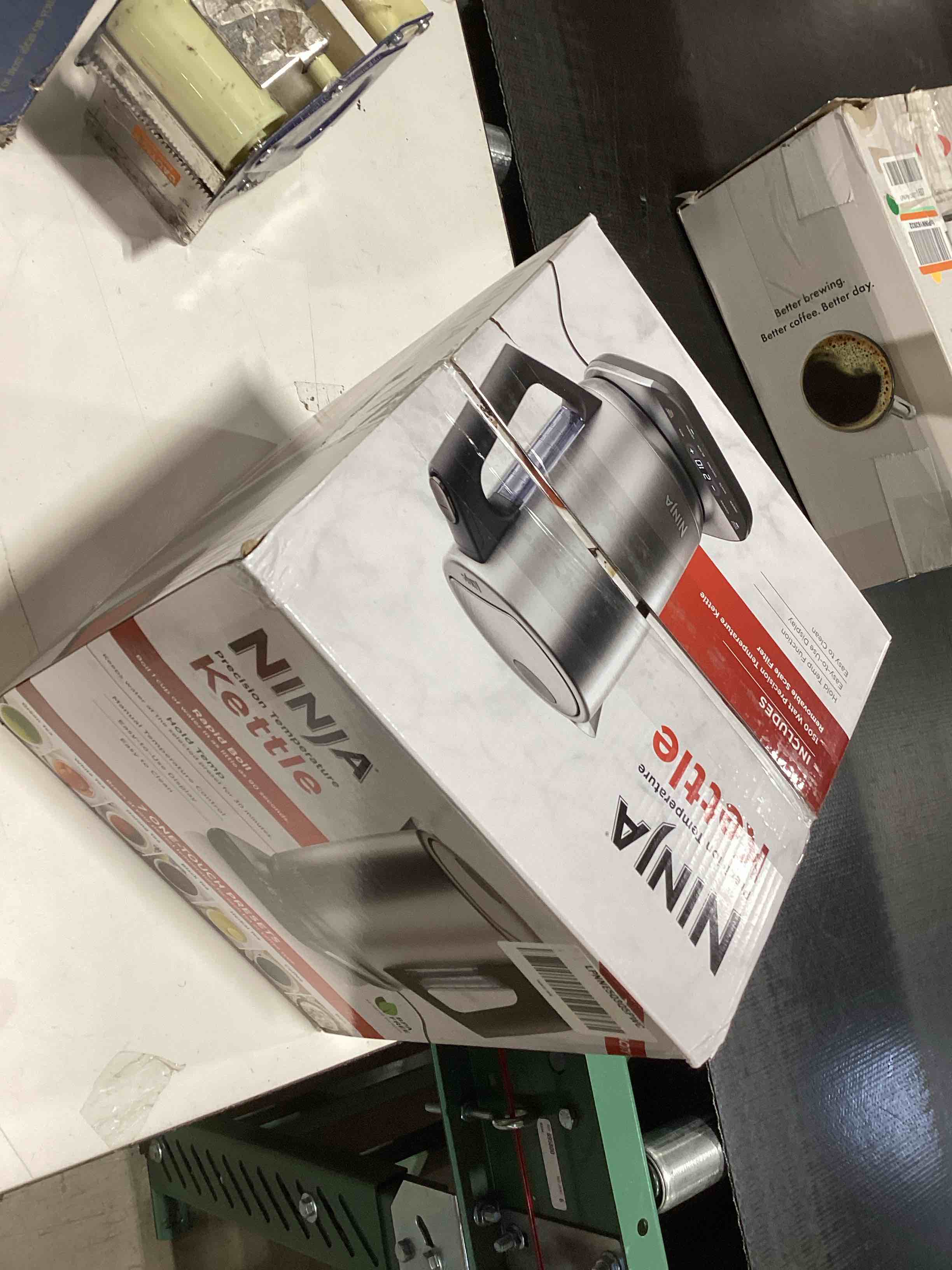 Ninja KT200 Precision Temperature Electric Kettle, 1500 watts, BPA Free, Stainless, 7-Cup Capacity,