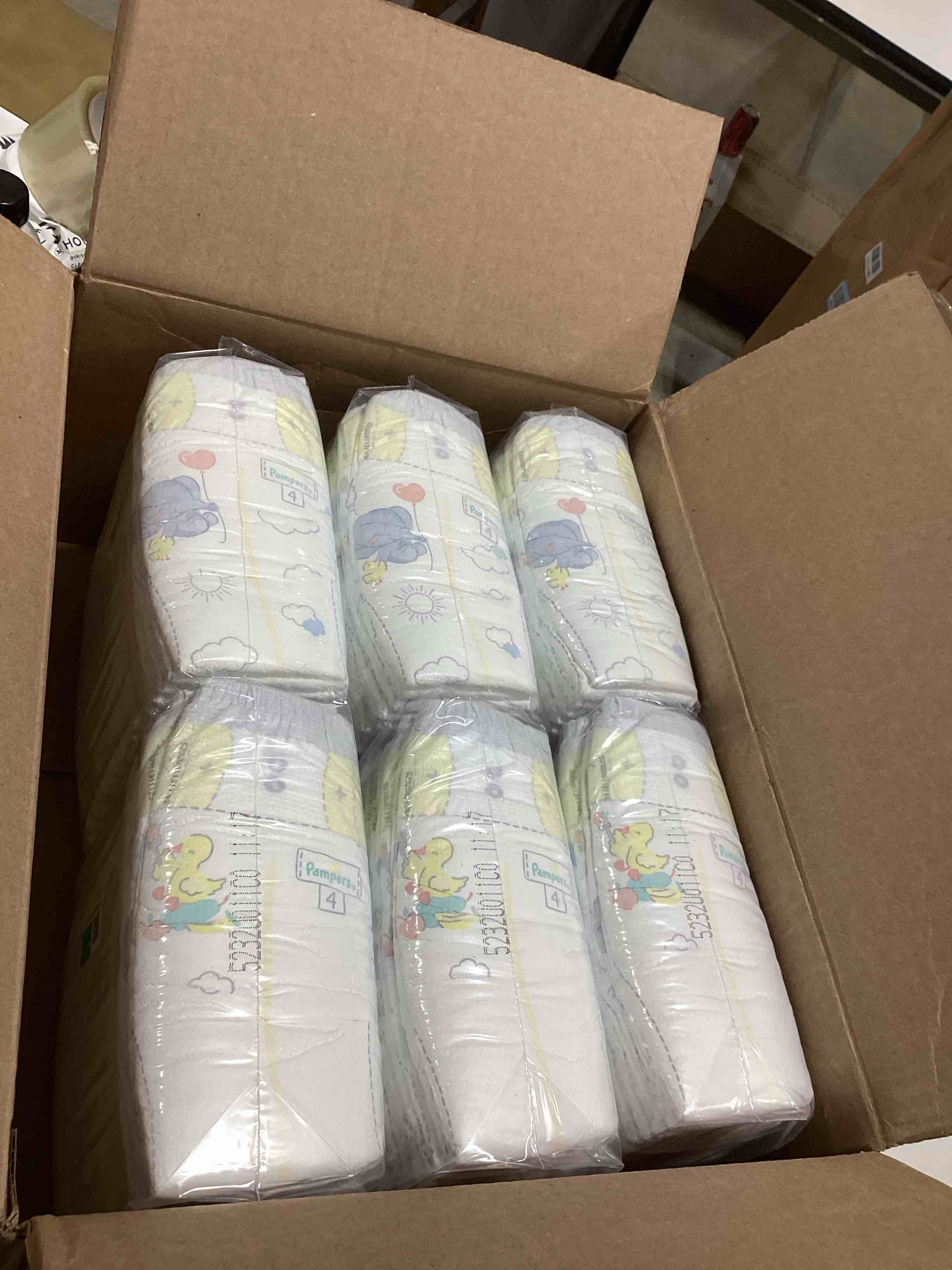 Pampers Baby Diapers - Swaddlers - Size 4, 150 Count, Ultra Absorbent Disposable Infant Diaper