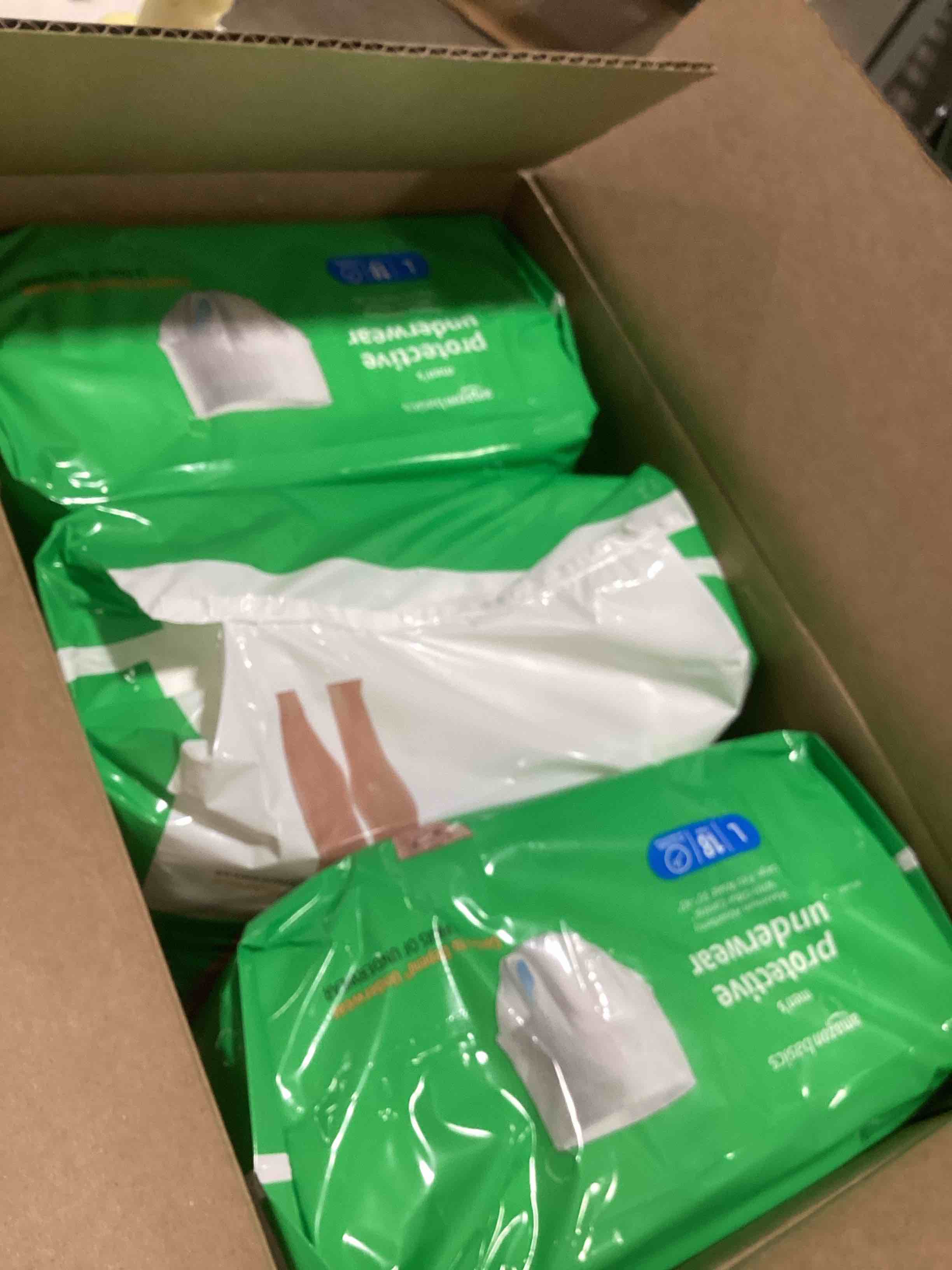 Condition photo showing Good Condition for amazon basics incontinence underwear for men, maximum absorbency, large, 18 count (1 pack)