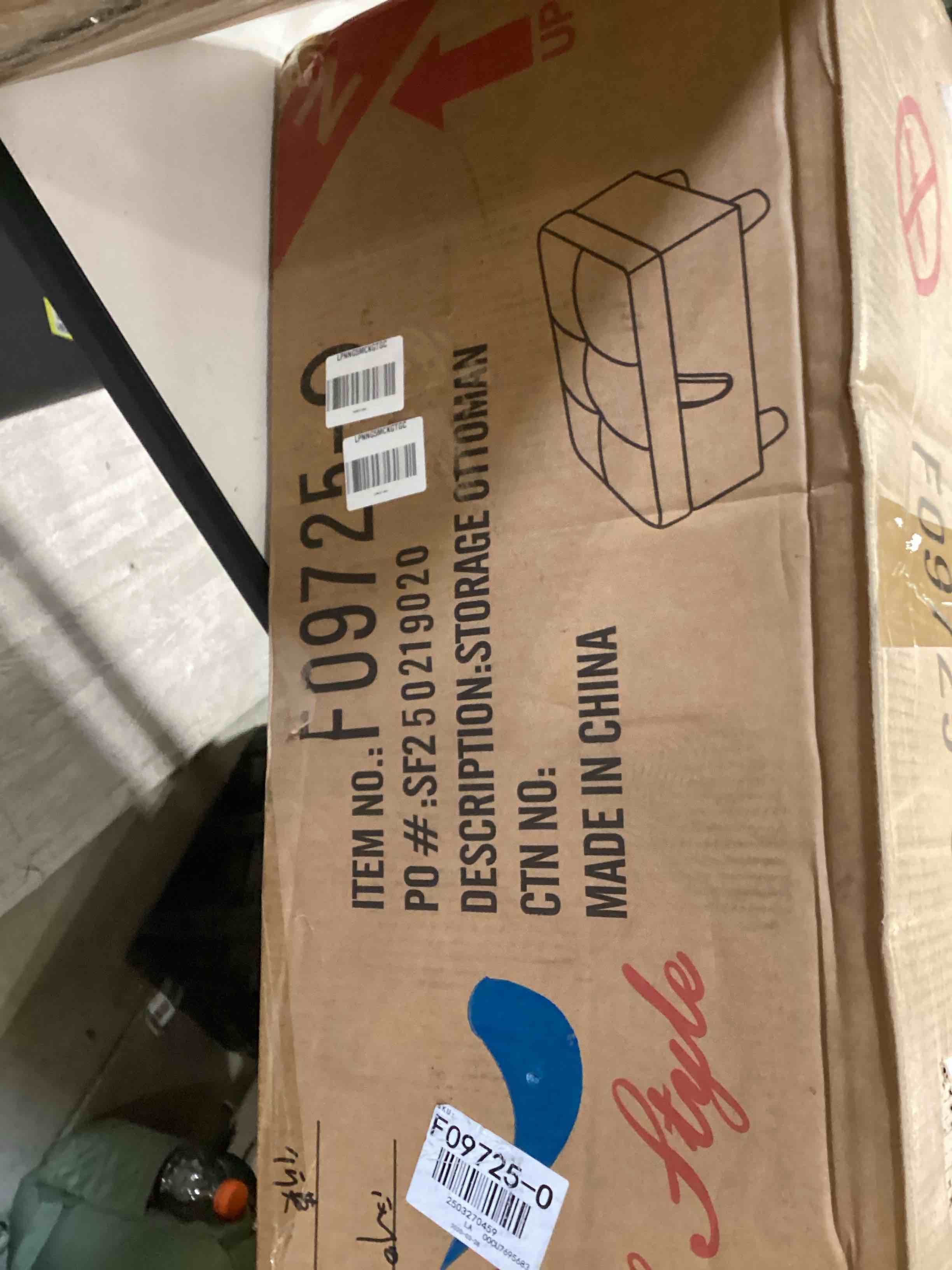 trygoal l shaped couch sectional couches with chaise and storage ottoman, 3 pieces modular convertib