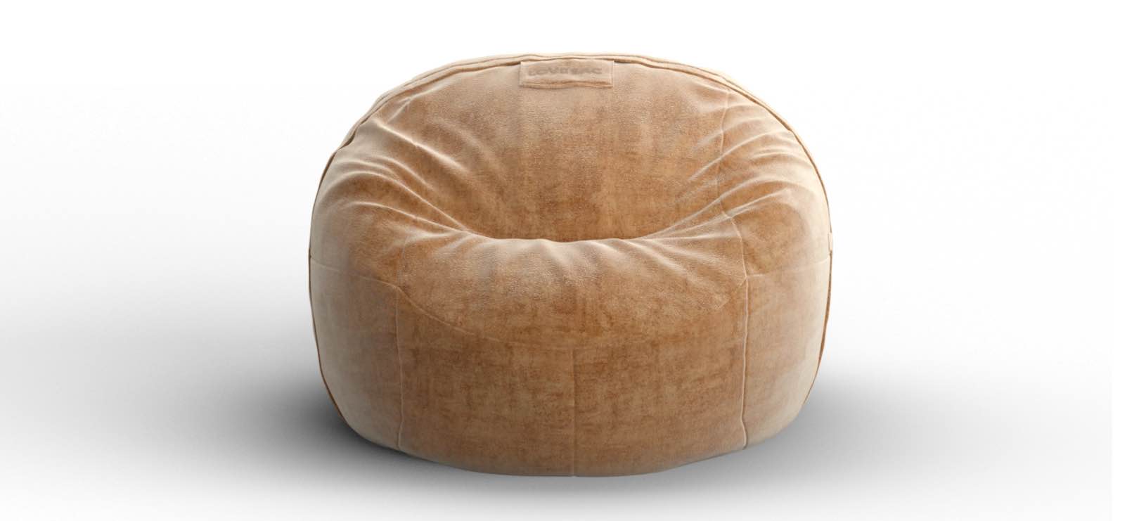 similar to stock photo love sac cover - Caramel Milled Chenille