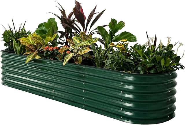 vego garden 9 in 1 modular metal raised bed