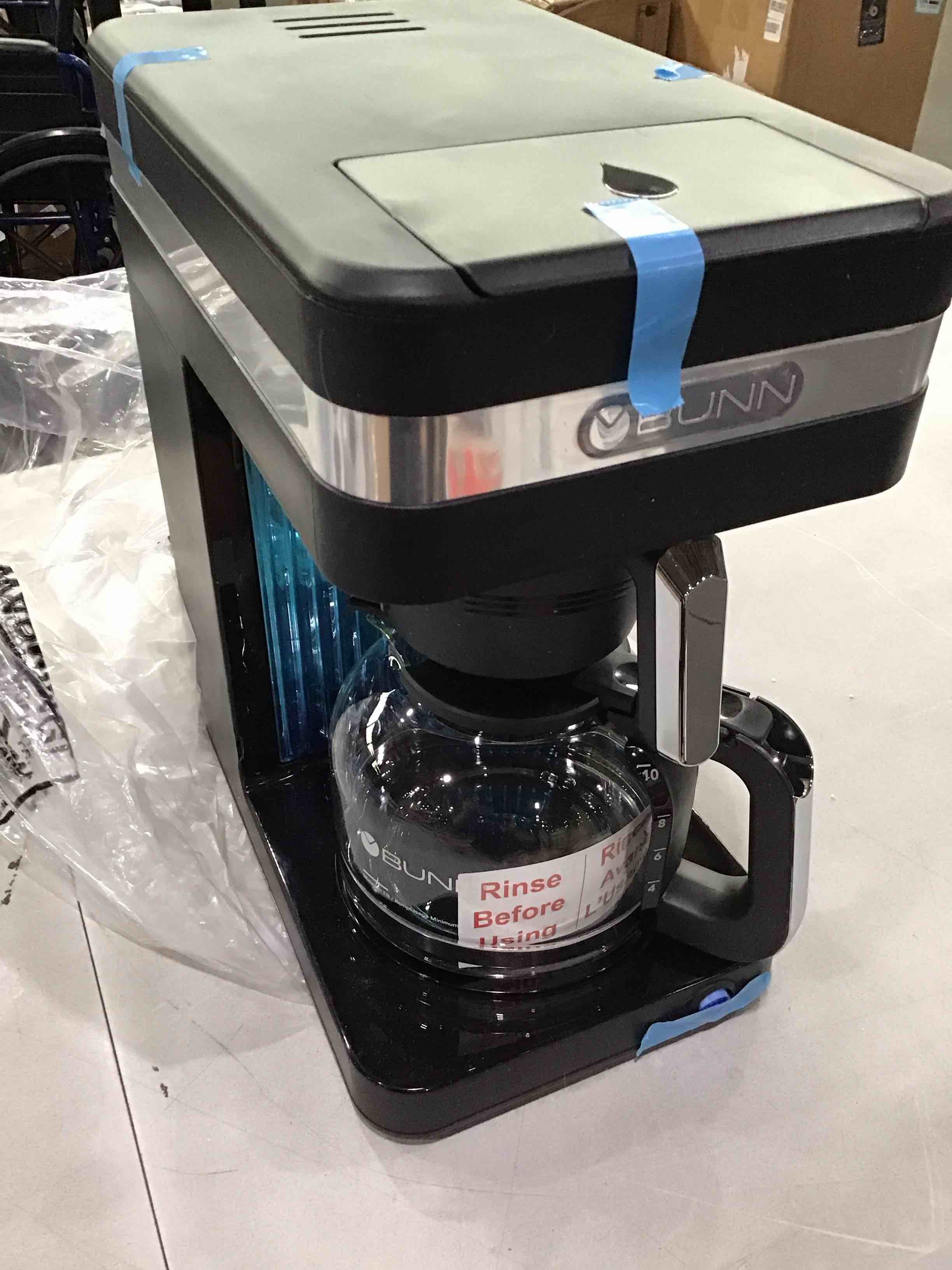 BUNN CSB2B Speed Brew Elite 10-Cup Coffee Maker, Black/SST