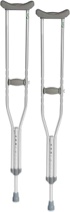 Hugo Mobility Adjustable Adult Crutches For Walking, Walking Crutches, Comfortable Lightweight Crutc