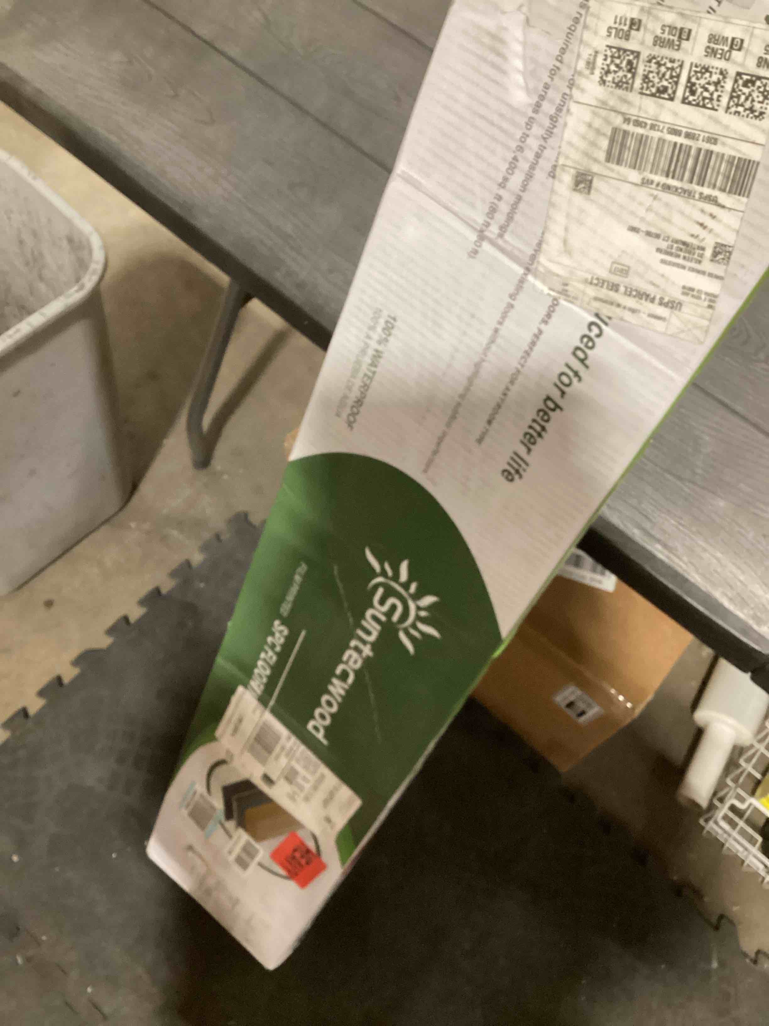 Condition photo showing As Is for flooring