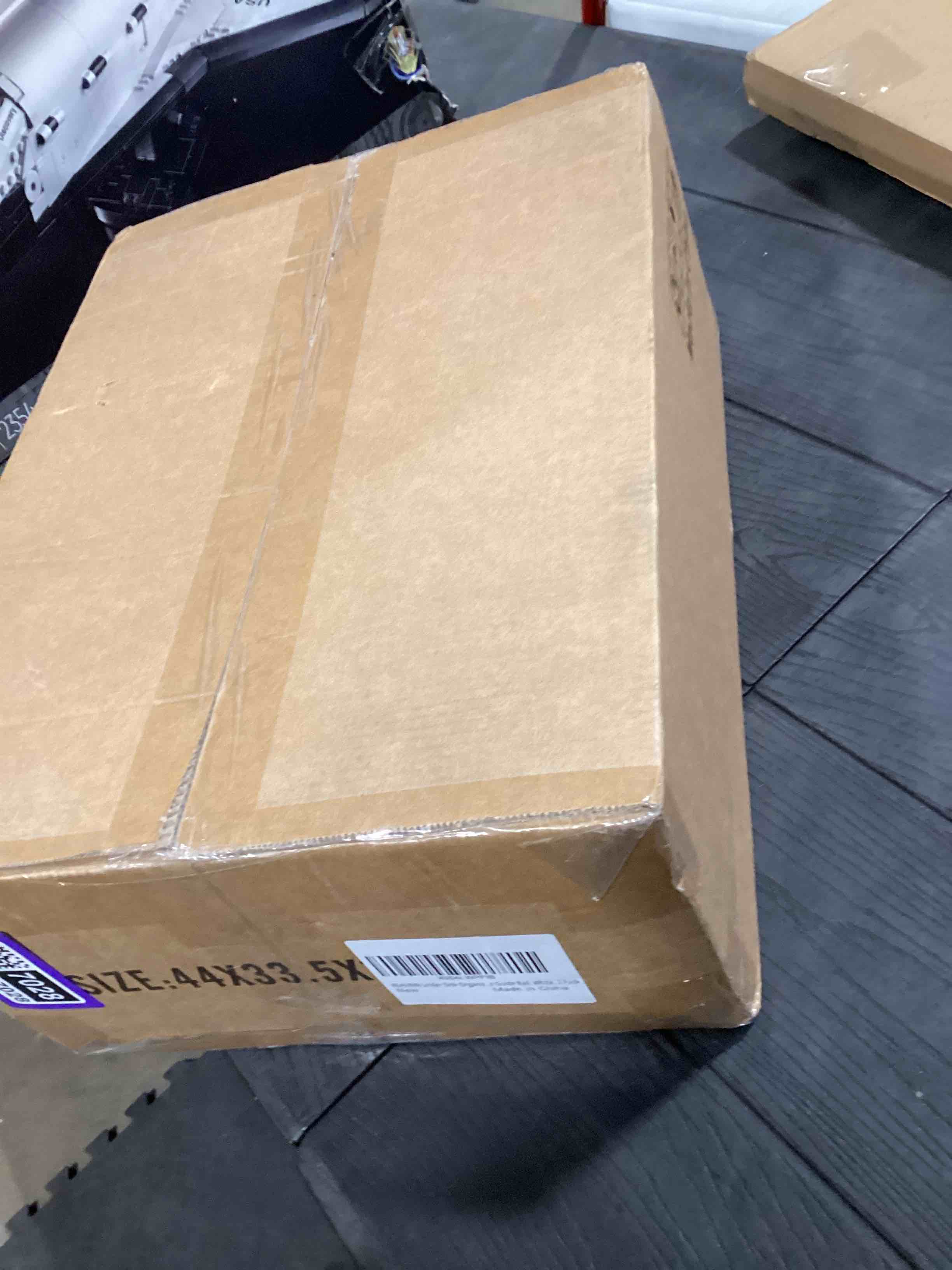 Condition photo showing Good Condition for REALINN Expandable Under Sink Organizers and Storage, 2 Tier Under Cabinet Organizer, Heights Adjustable Pull Out Rack for Kitchen Bathroom Laundry, White, 2 Pack 2 Pack White