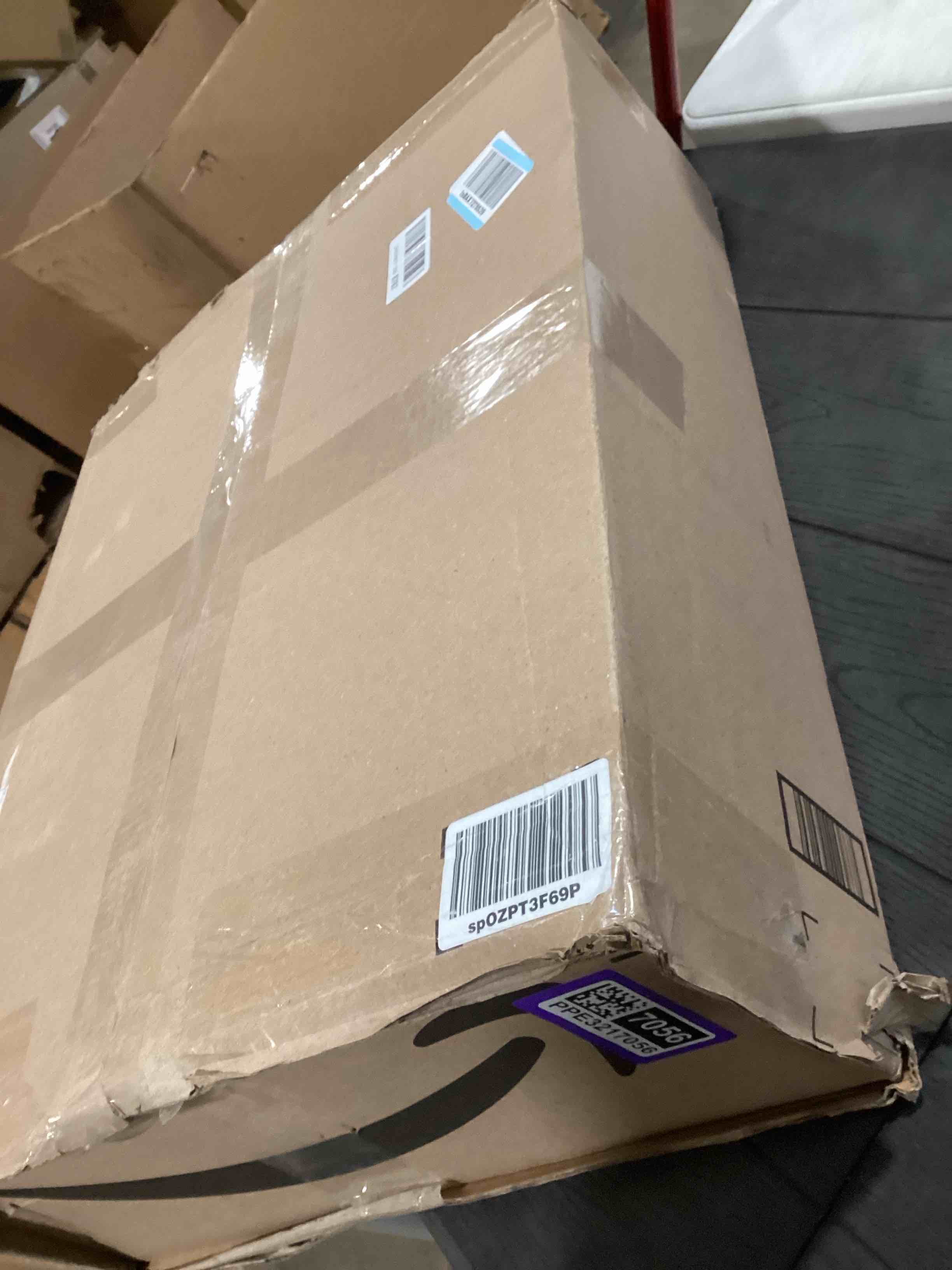 Condition photo showing As Is for Intex Inflatable Colorful Jump-O-Lene Castle Bounce House, for 2 Kids Ages 3-6 - Large Blow-Up Indoor Outdoor Children's Bouncer Jumper Playhouse