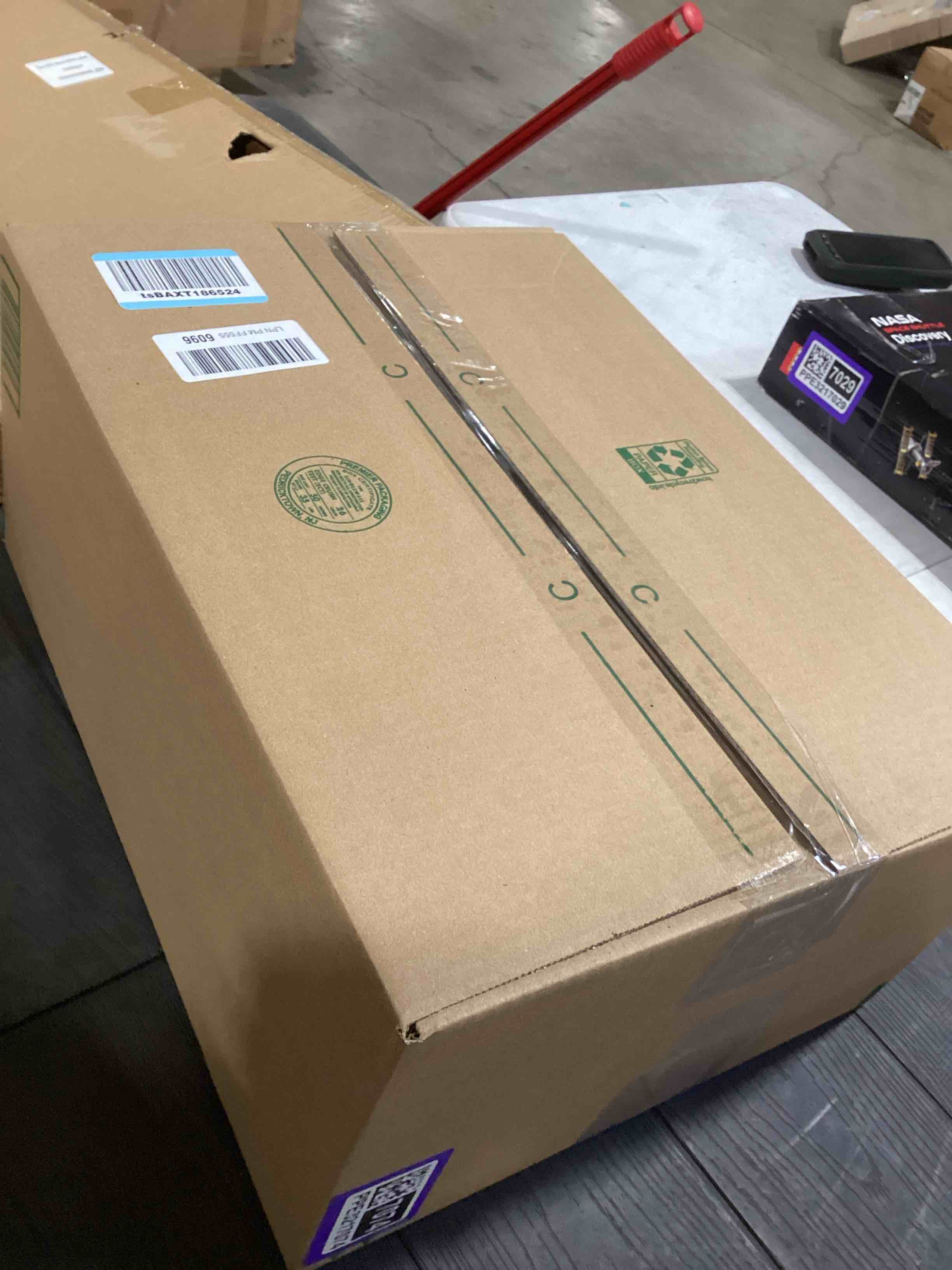 Condition photo showing As Is for [Upgraded] Vintage Messenger Bag, 15.6 Inch Laptop Crossbody Shoulder Bags, Heavy Water-resistant Canvas Satchel for Men