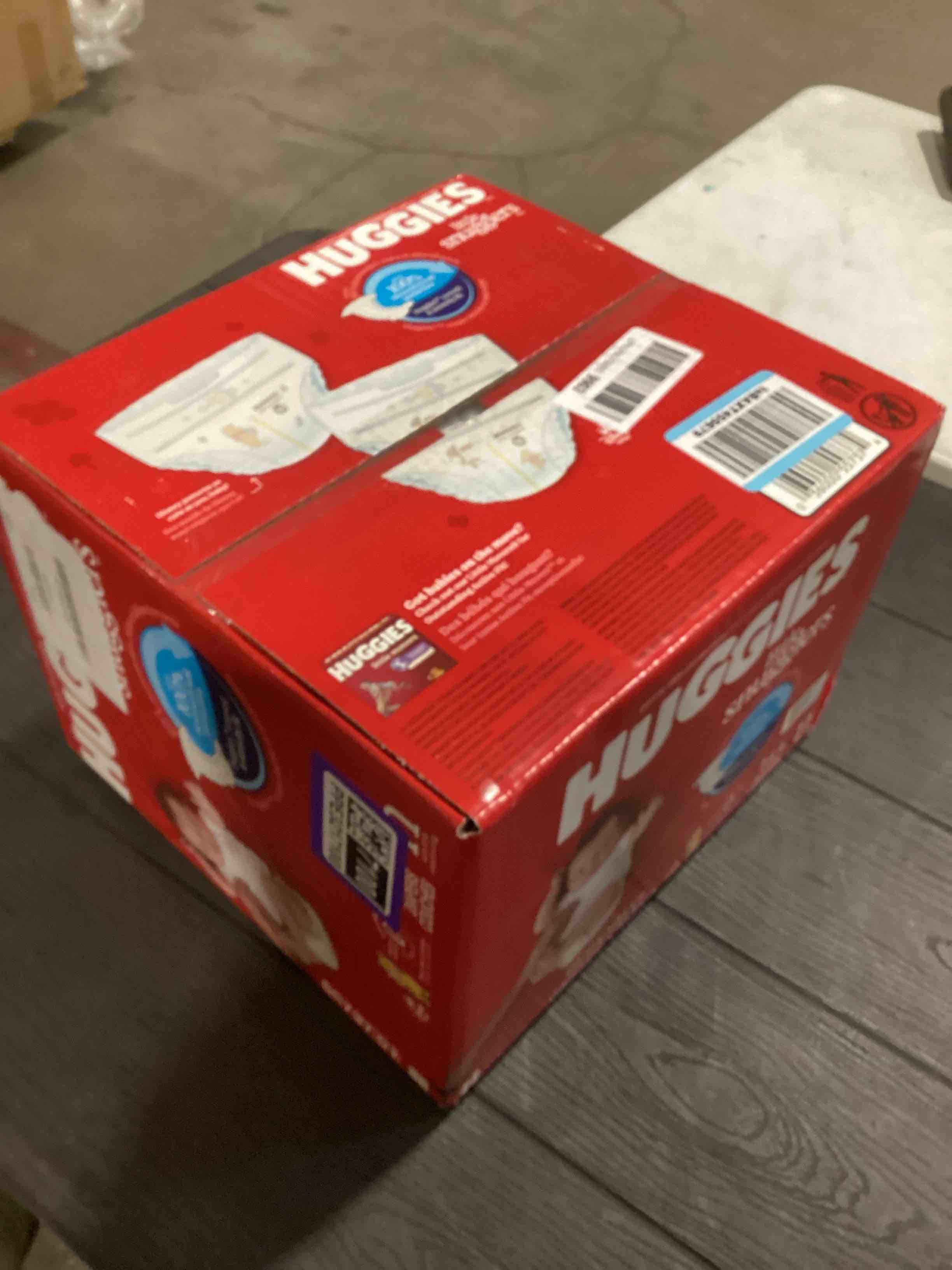 Condition photo showing New/Like New for Huggies Size Newborn Diapers, Little Snugglers Baby Diapers, Size Newborn (up to 10 lbs), 144 Count, Packaging May Vary