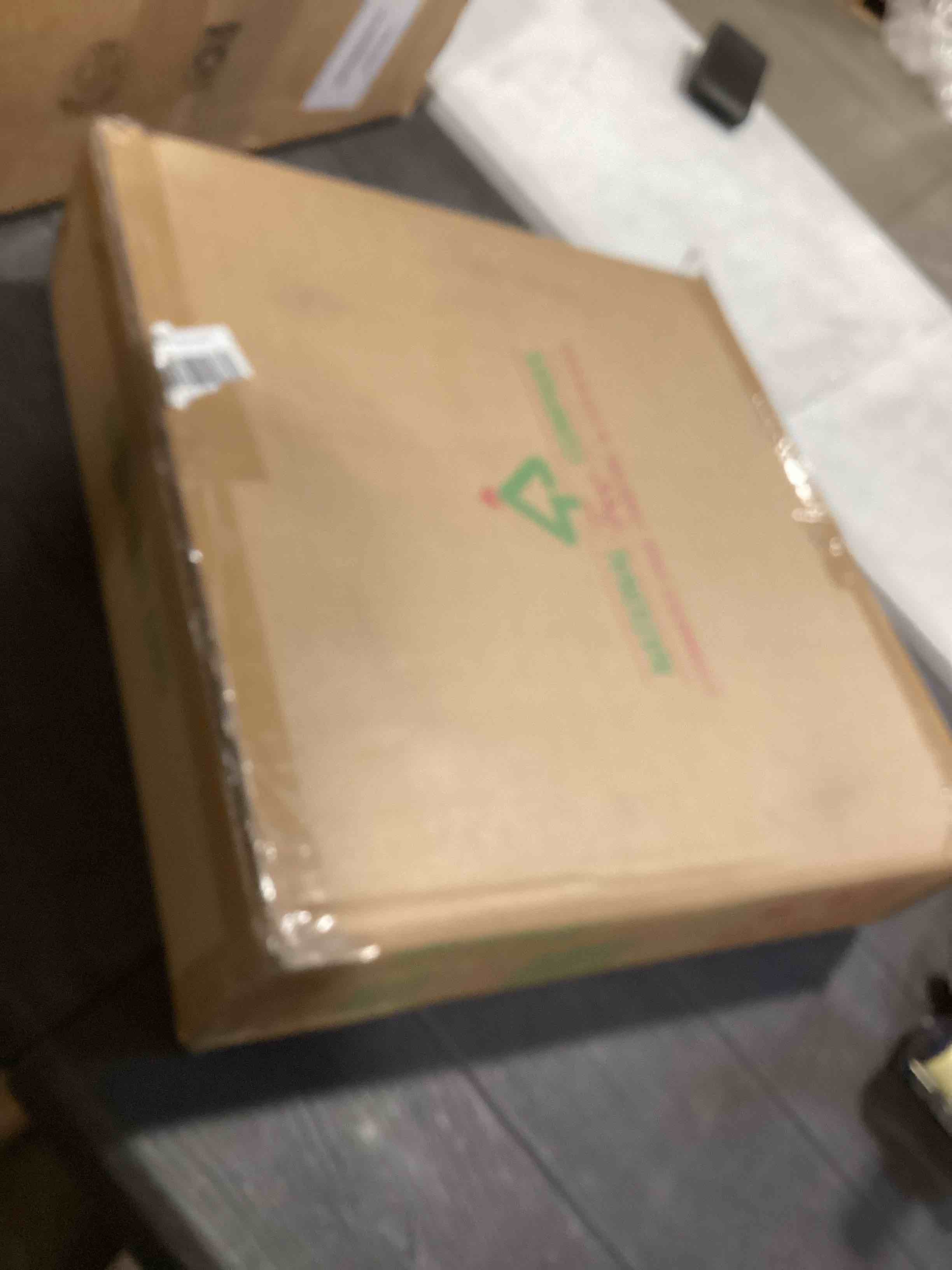 Condition photo showing Good Condition for National Tree Company 24 in Pre-Lit Crestwood Spruce Artificial Christmas Wreath, Christmas Decoration with Glitter, Pinecones, Red Berries, 50 Clear Lights, 160 Tips, Green 24 in Plug In Wreath