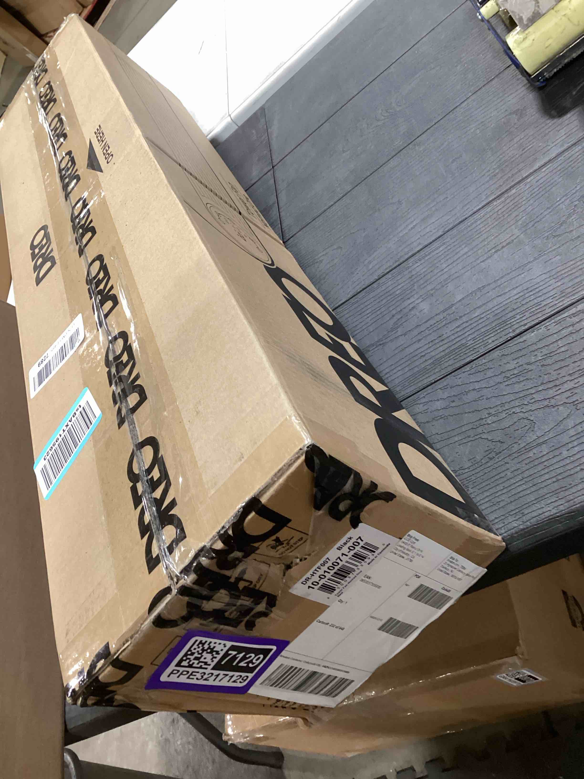 Condition photo showing As Is for Dreo Tower Fan for Bedroom, 25ft/s Velocity Quiet Floor Fan, 90° Oscillating Fans for Indoors with 4 Speeds, 4 Modes, 8H Timer, Standing Fans, Bladeless Fan, Black, Nomad One (DR-HTF007)