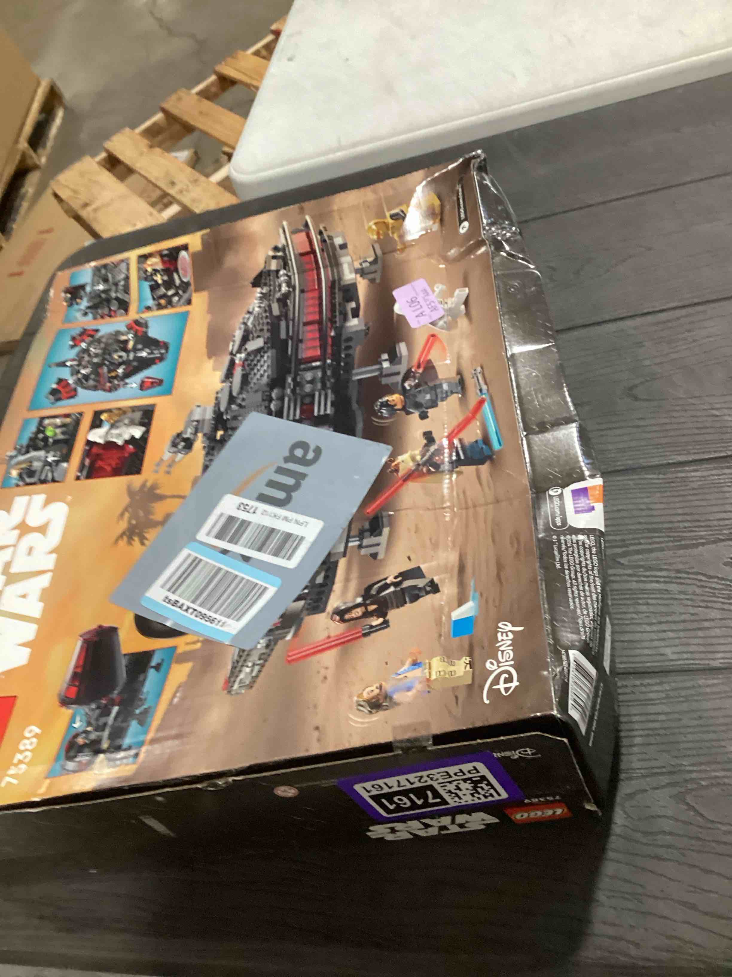 Condition photo showing As Is for LEGO Star Wars The Dark Falcon Buildable Starship, Star Wars Toy Vehicle Set for Boys and Girls, Collectible Millenium Falcon Toy with 6 Star Wars Minifigures, Birthday Gift for Kids or Any Fan, 75389