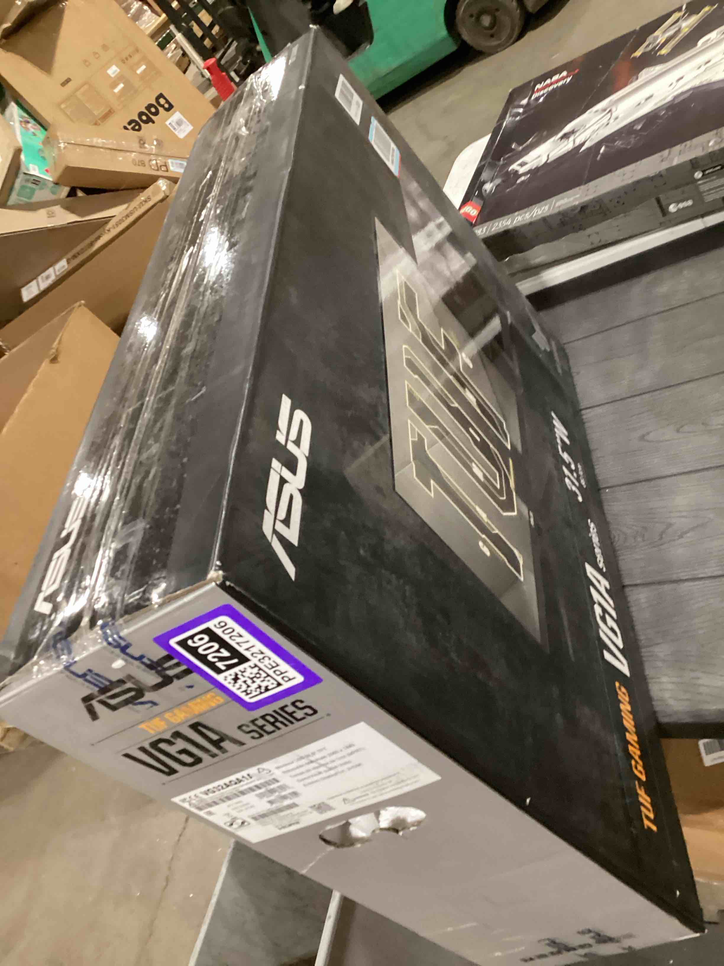 Condition photo showing As Is for ASUS TUF Gaming 31.5β 1440P HDR Monitor (VG32AQA1A) - QHD (2560 x 1440), 170Hz, 1ms, Extreme Low Motion Blur, FreeSync Premium, DisplayPort, HDMI, HDR-10, Shadow Boost, VESA Wall Mountable,BLACK 32" QHD 170Hz FreeSync Premium