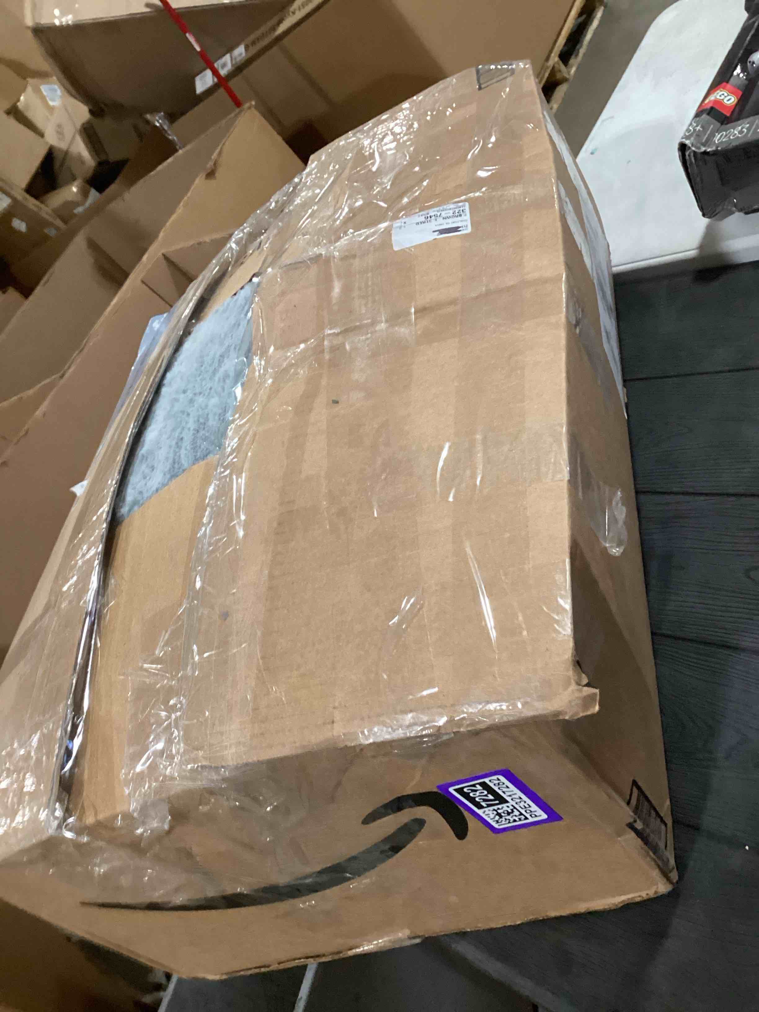 Condition photo showing As Is for Convertible Folding Sofa Bed-Sleeper Chair with Pillow and Armrest, Modern Linen Fabric Floor & Futon Sofa Bed, Foldable Memory Foam Couch for Living Room/Home Office, Single Size, Light Gray Light Gray Single