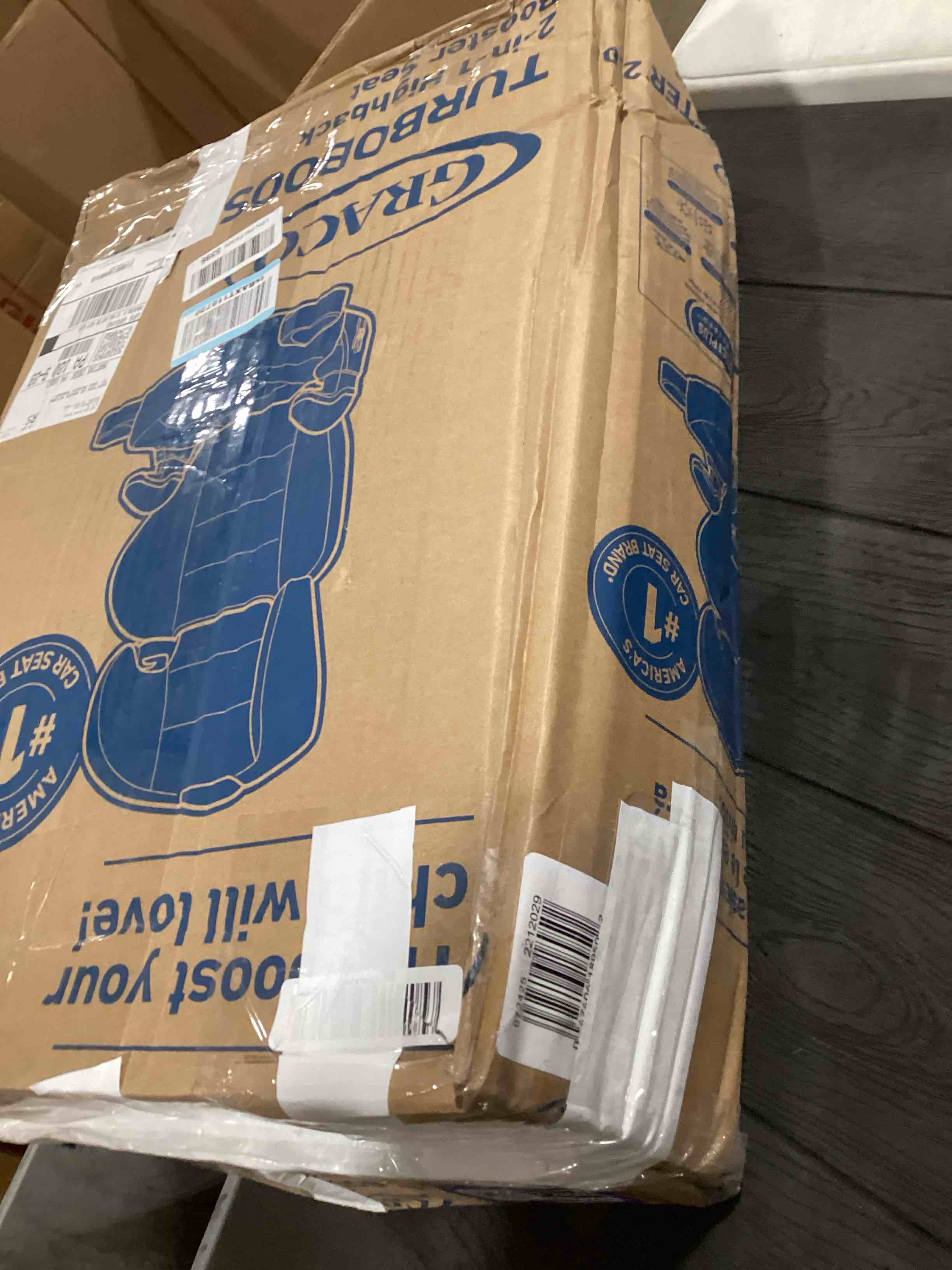 Condition photo showing As Is for Graco TurboBooster 2.0 Highback Booster Seat, Geo Pop