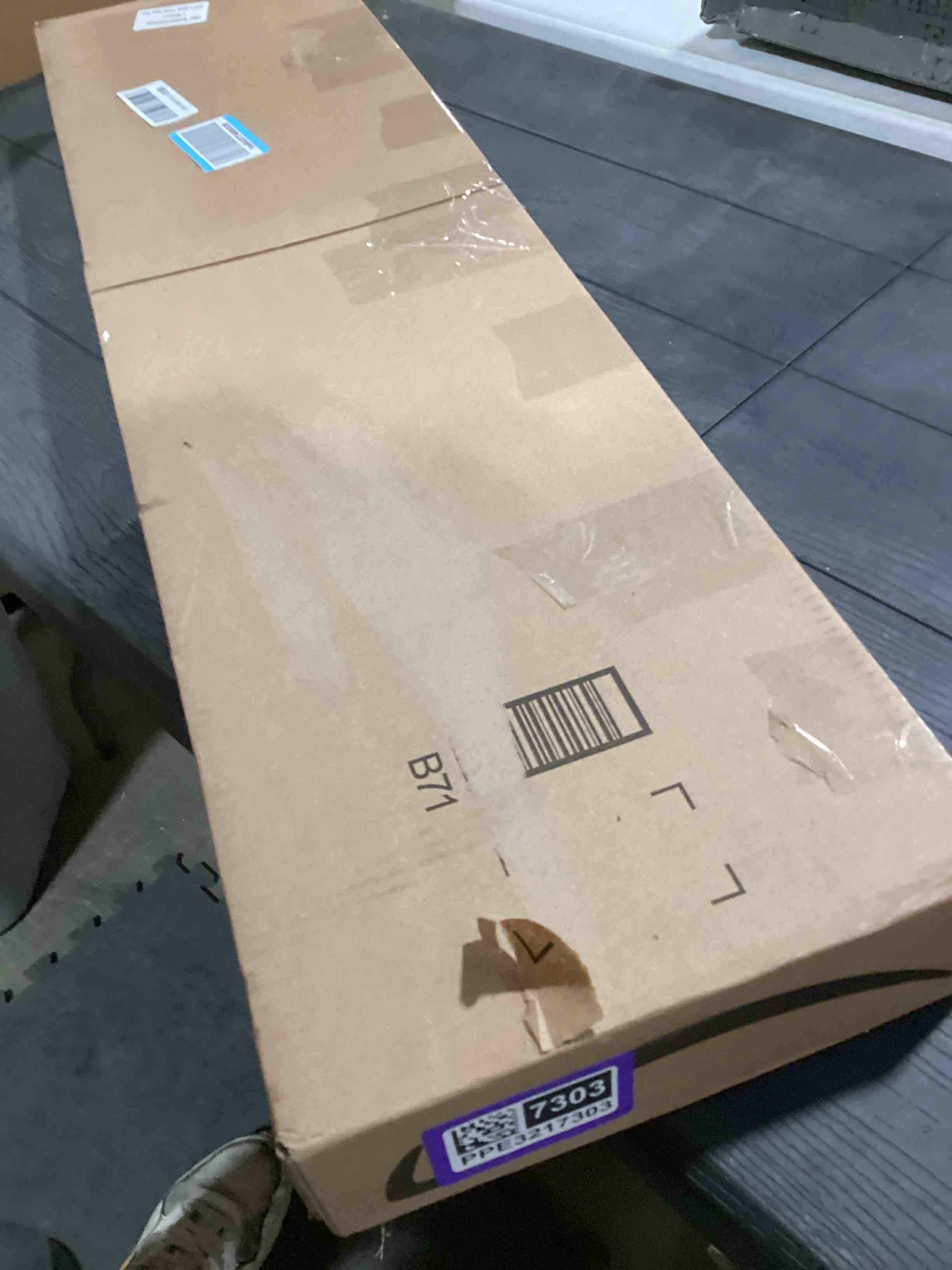 Condition photo showing Good Condition for PVC Slide-On Door Bottom | Adjustable Plastic Weatherstrip Door Bottom with Drip Cap | 3 Feet (36-Inch) | for 1 3/4” Doors | White | Fits Gaps 3/8” to 7/8” | Made in The USA
