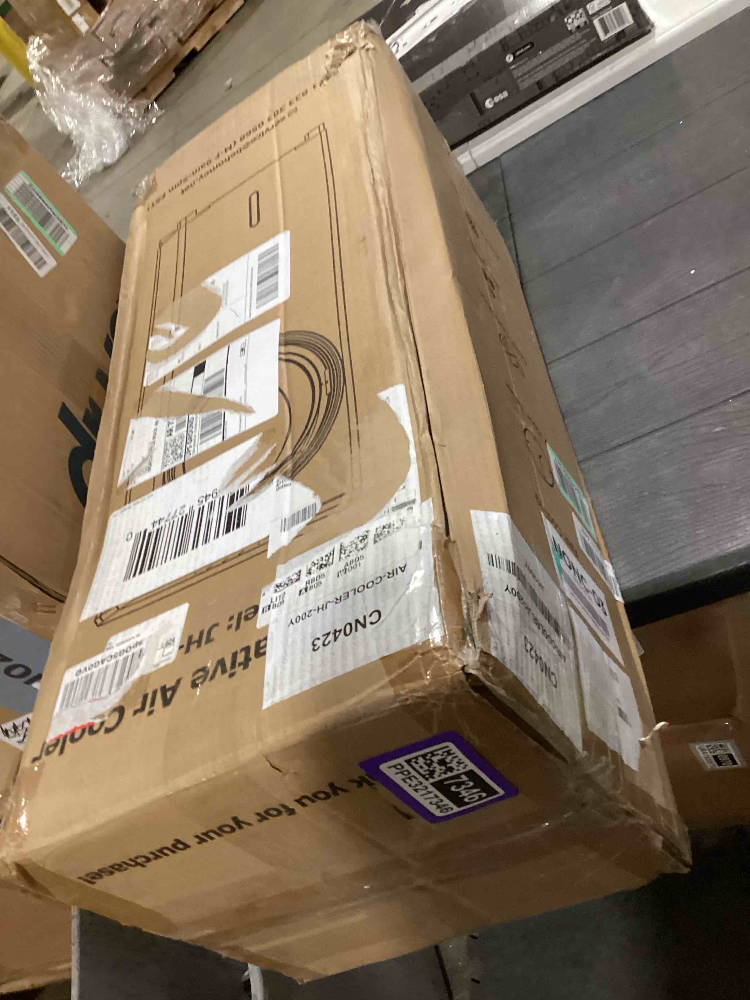 Condition photo showing As Is for Windowless Portable Air Conditioner, Small Evaporative Air Cooler for Room No Window, 3-Speed Settings, 4 Modes, 7H Timer, Remote Control, 4 Ice Packs, Quiet AC Unit for Bedroom