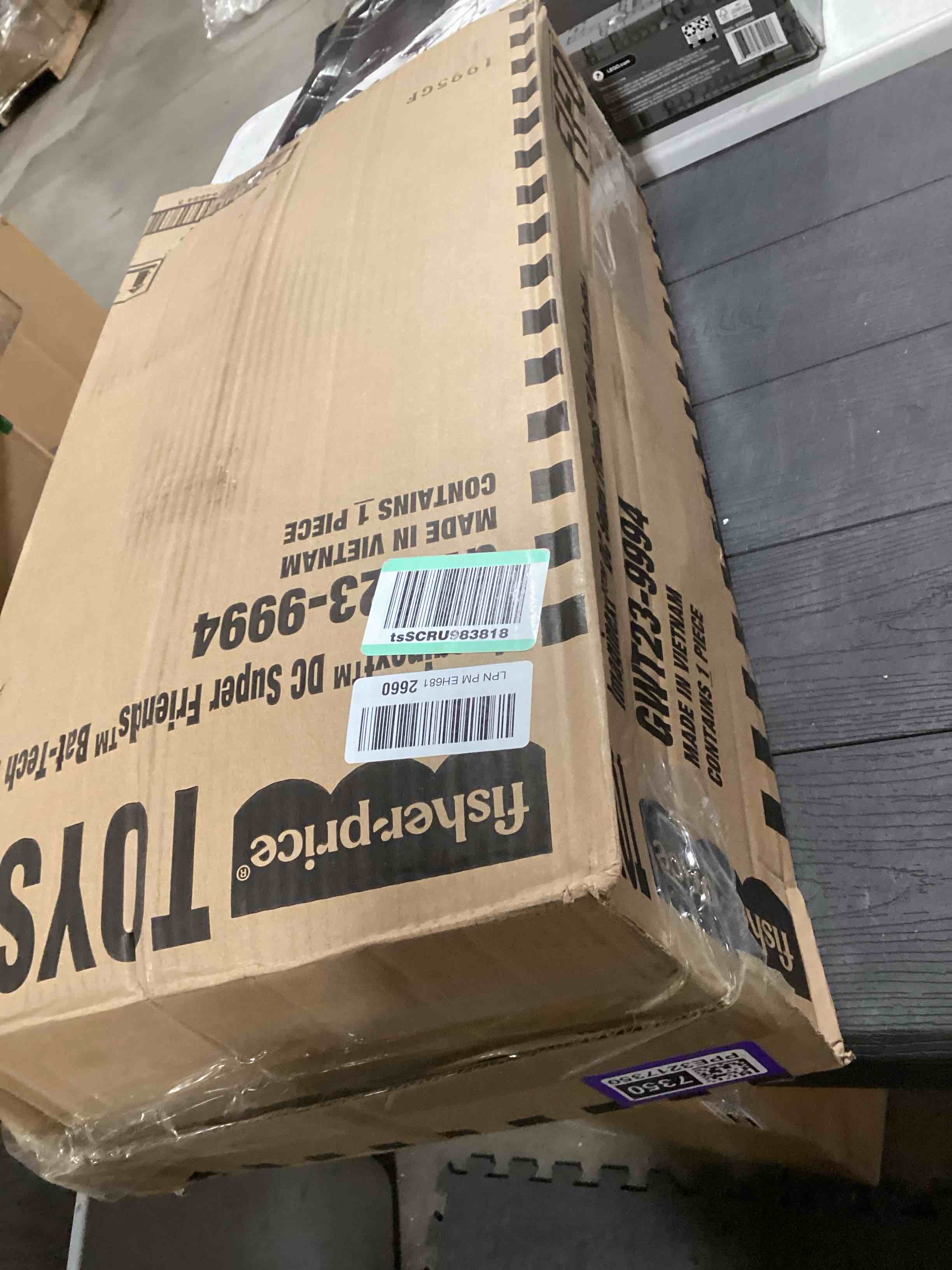 Condition photo showing As Is for Fisher-Price Imaginext DC Super Friends Batman Toy Bat-Tech Batbot Playset 2-Ft-Tall Robot with Lights & Sounds for Pretend Play Kids Ages 3+ Years?