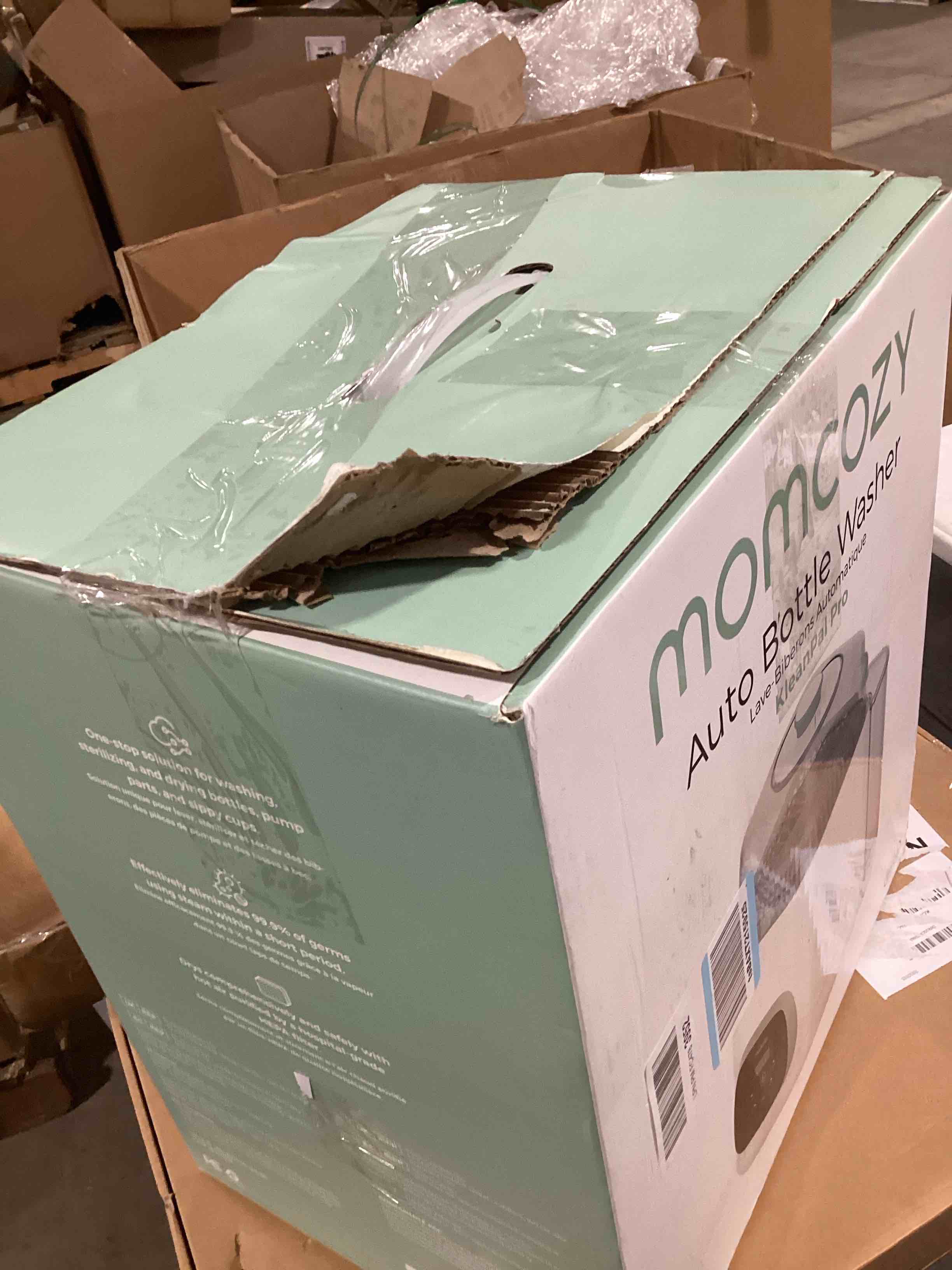 Condition photo showing As Is for Momcozy KleanPal Pro Baby Bottle Washer, Sterilizer & Dryer - All-in-One Cleaning Machine for Bottles, Pump Parts & Baby Essentials - Time-Saving & Effortless Care