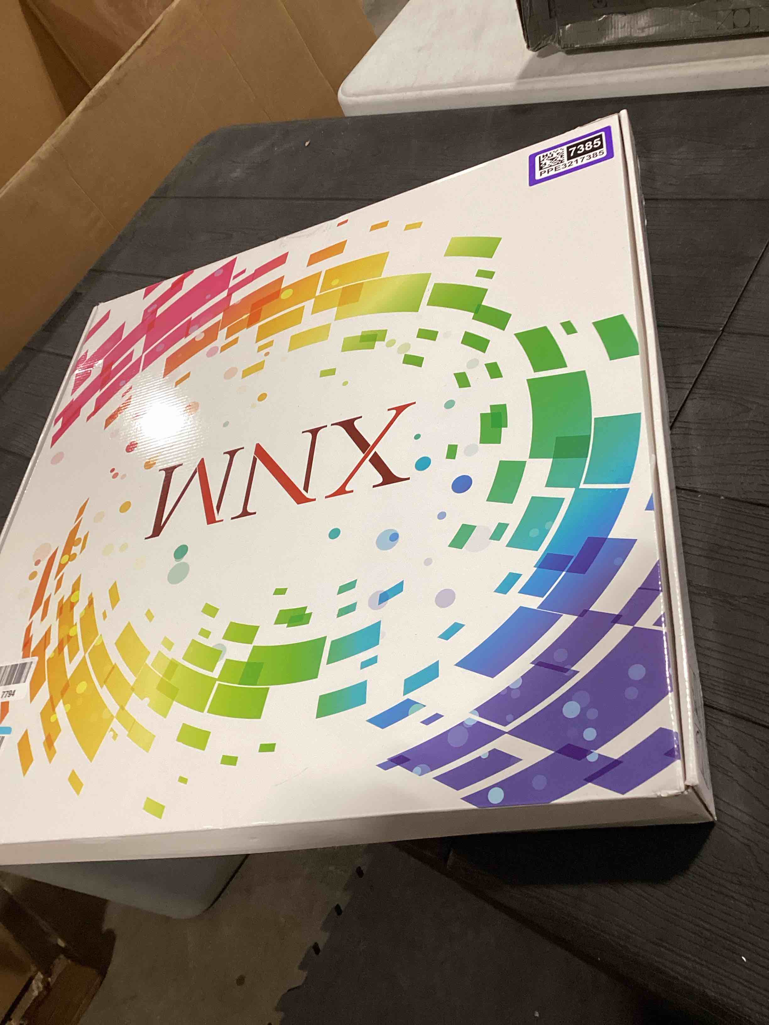 Condition photo showing Good Condition for XNM Wood Extra Large Clocks Battery Operated Decorative 24 Inch Nautical Grey Rustic Wall Clock for Office Round Wall Clock Silent(MDF No Solid Wood)