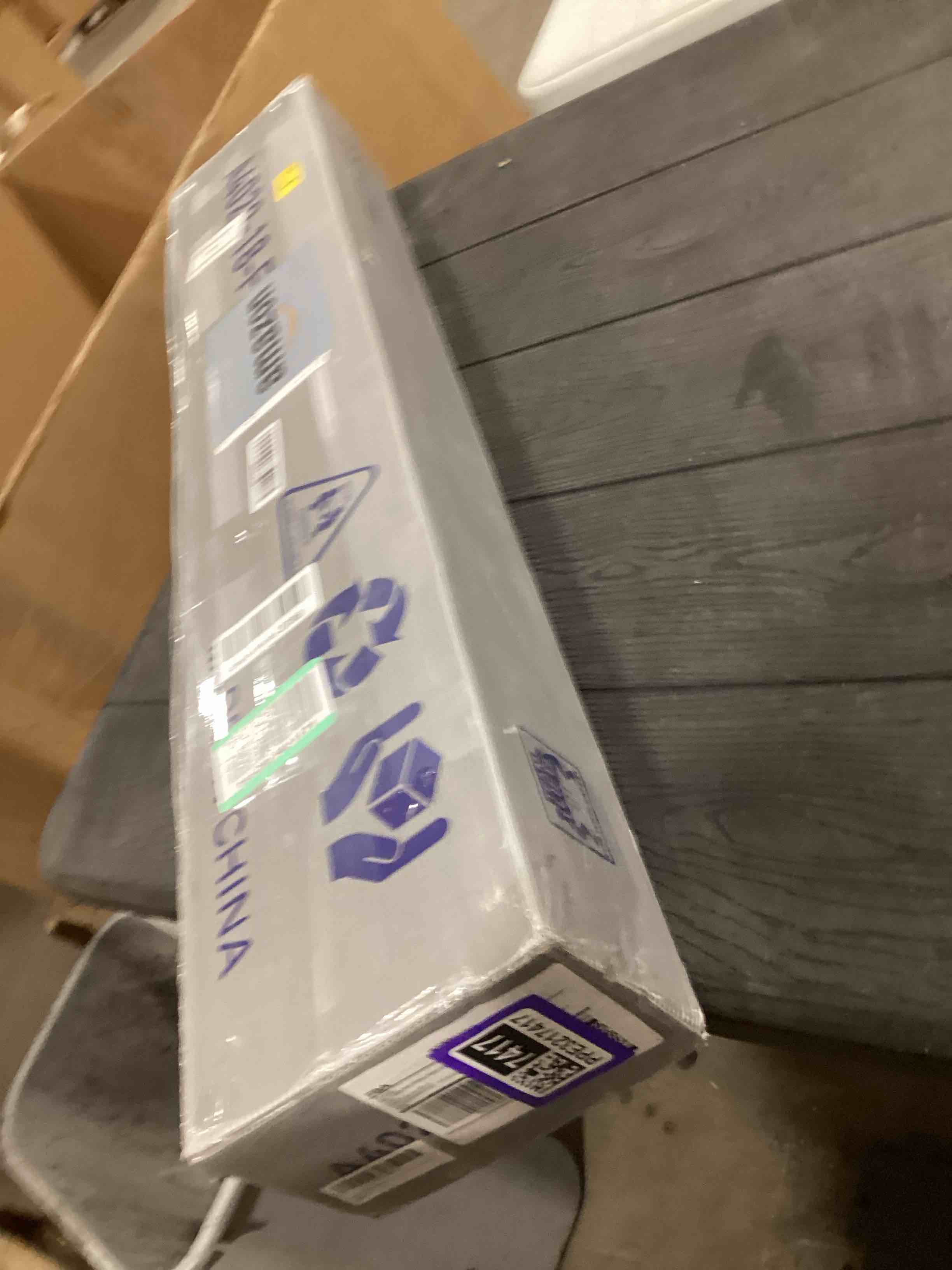 Condition photo showing As Is for Metal Bed Frame,Full Size Bed Frame with Storage Space,Heavy Duty Sturdy Mattress Foundation,Easy Assembly,No Box Spring Needed, Black,18 Inch,Full Full 18 Inch