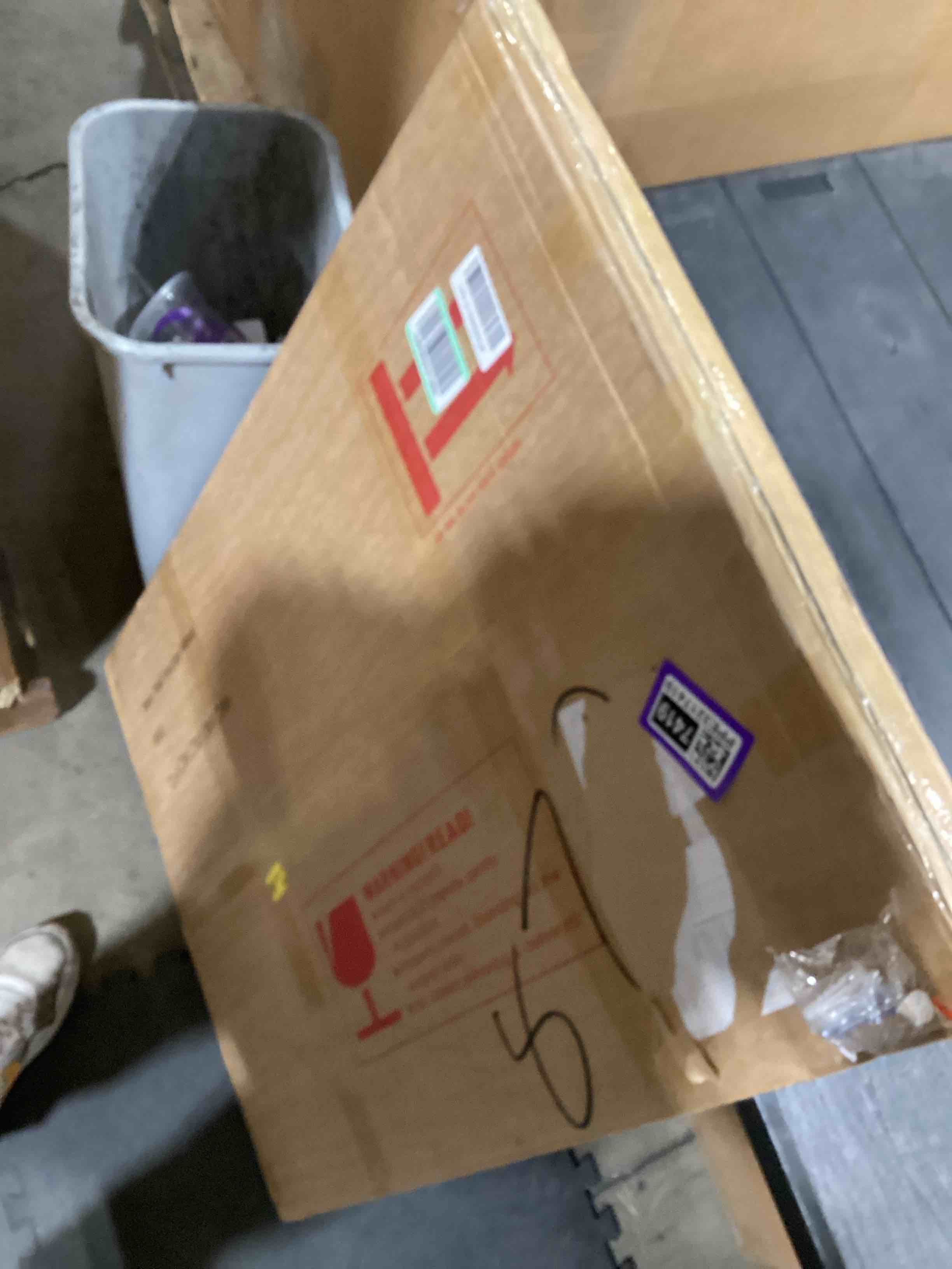 Condition photo showing Good Condition for BEAUTYPEAK 26"x38" Arch Bathroom Mirror, Wall Mounted Vanity Metal Frame Mirror for Bedroom, Entryway, Living Room, Silver Silver 38"L x 26"W