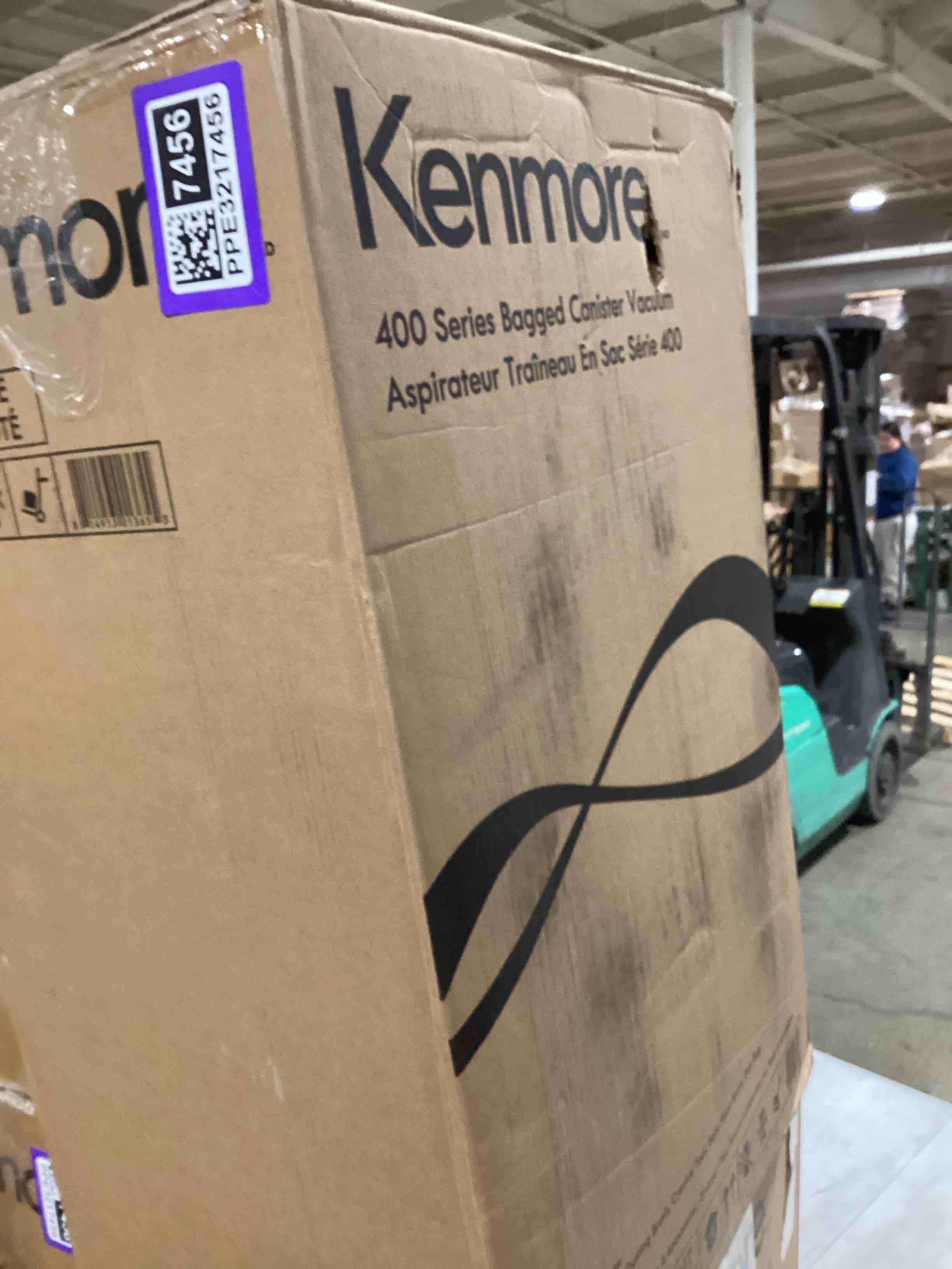 Condition photo showing As Is for Kenmore 81414 Bagged Canister Vacuum Cleaning Tools, 400 Series + Telescoping Wand, Red