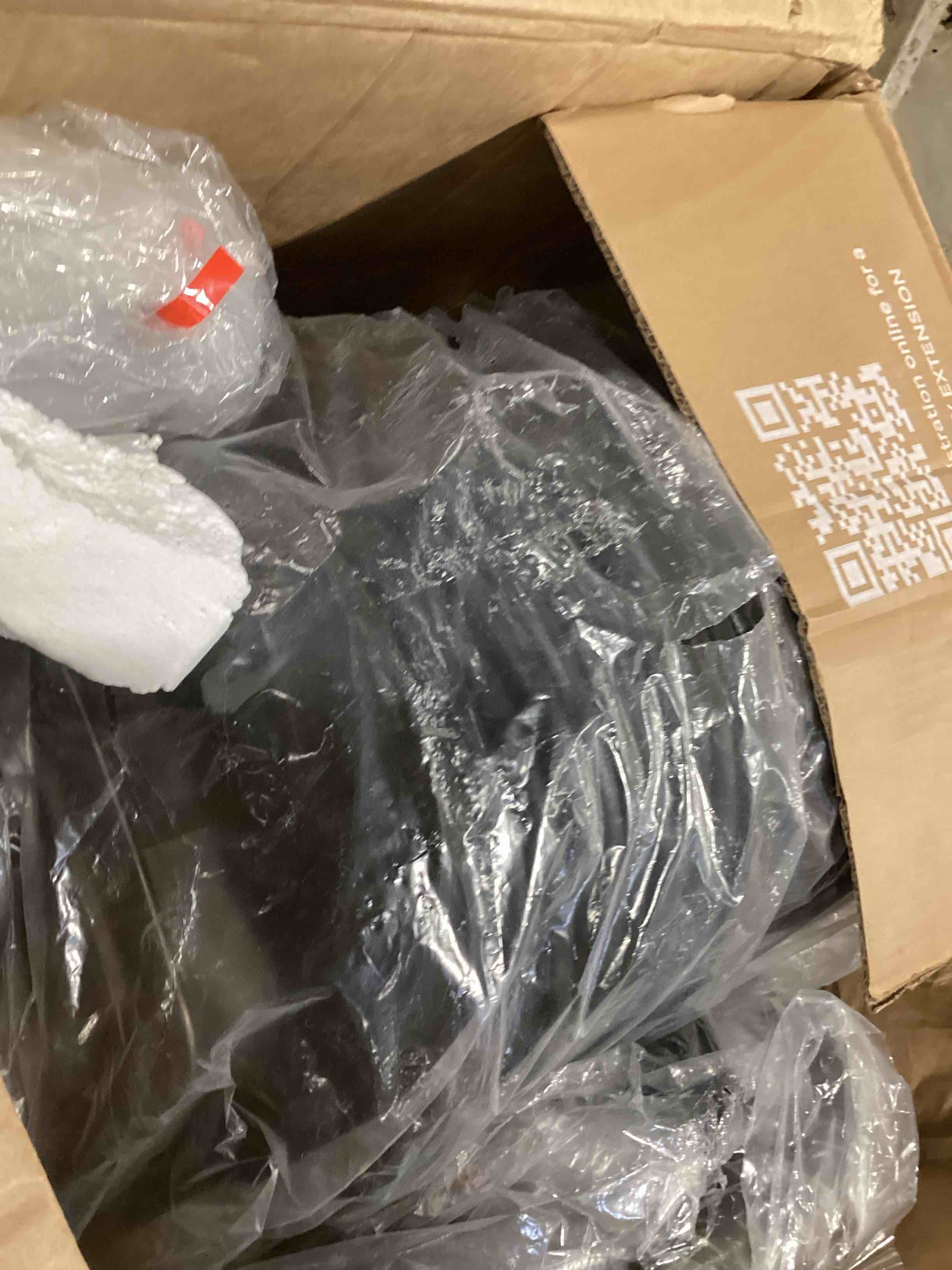 Condition photo showing As Is for Giraffe Tools Grandfalls Pressure Washer G30B, Max 2900 PSI, 2.2 GPM, Electric Wall Mounted Pressure Washer with 100ft Black Pressure Hoses, Foam Cannon, 4-Nozzles for Car/Driveways, Dark Silver G30B 100ft Balck Pressure Hoses Dark Silver