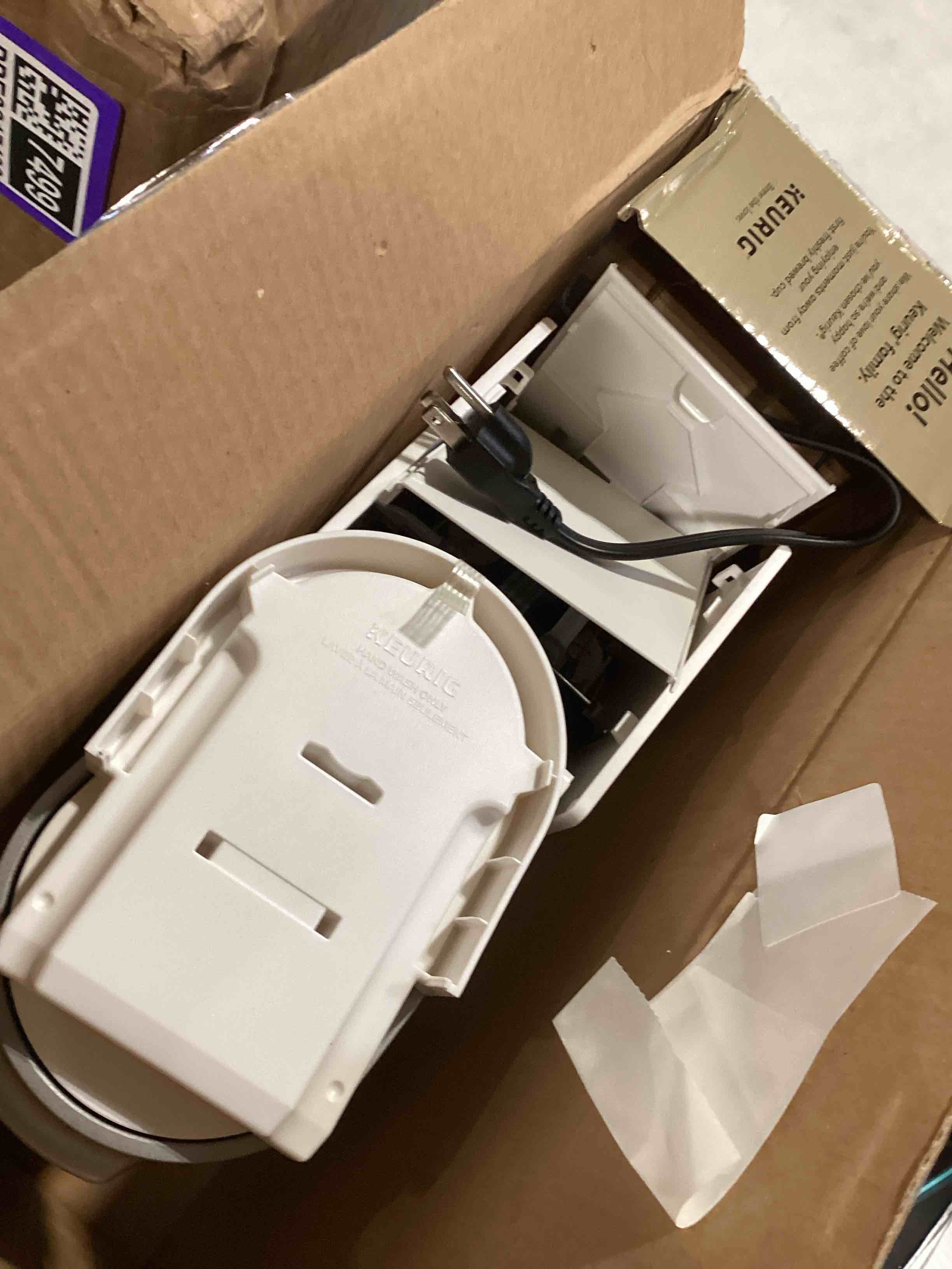 Condition photo showing As Is for Keurig K-Slim Single Serve K-Cup Pod Coffee Maker, Multistream Technology, 3 Brew Sizes, Slim and Sleek Design, 46oz Removable Reservoir, White