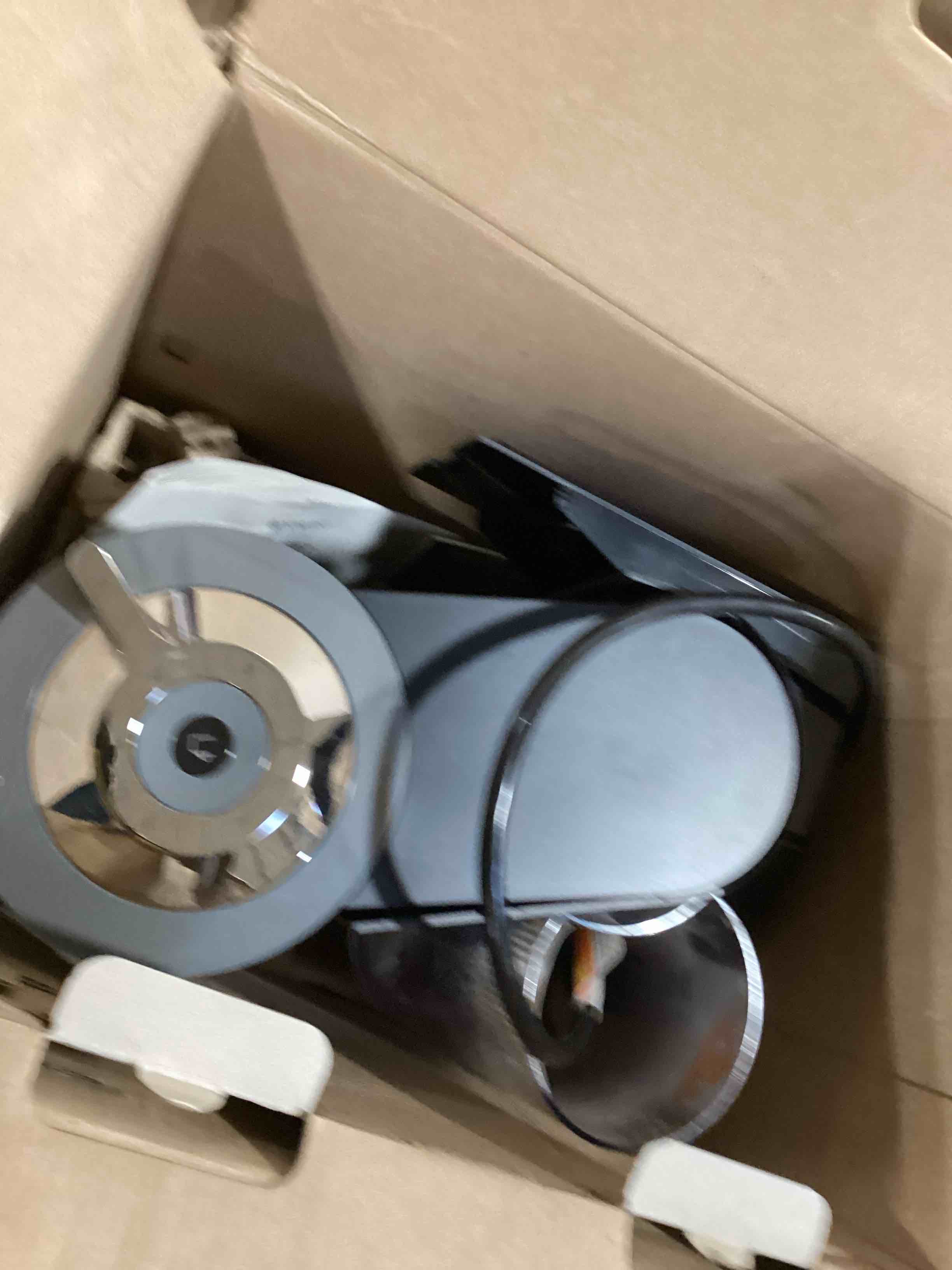 Condition photo showing As Is for Nespresso Vertuo Next Coffee and Espresso Maker, Machine Only, 1260 watts, Dark Gray Machine Only Dark Gray