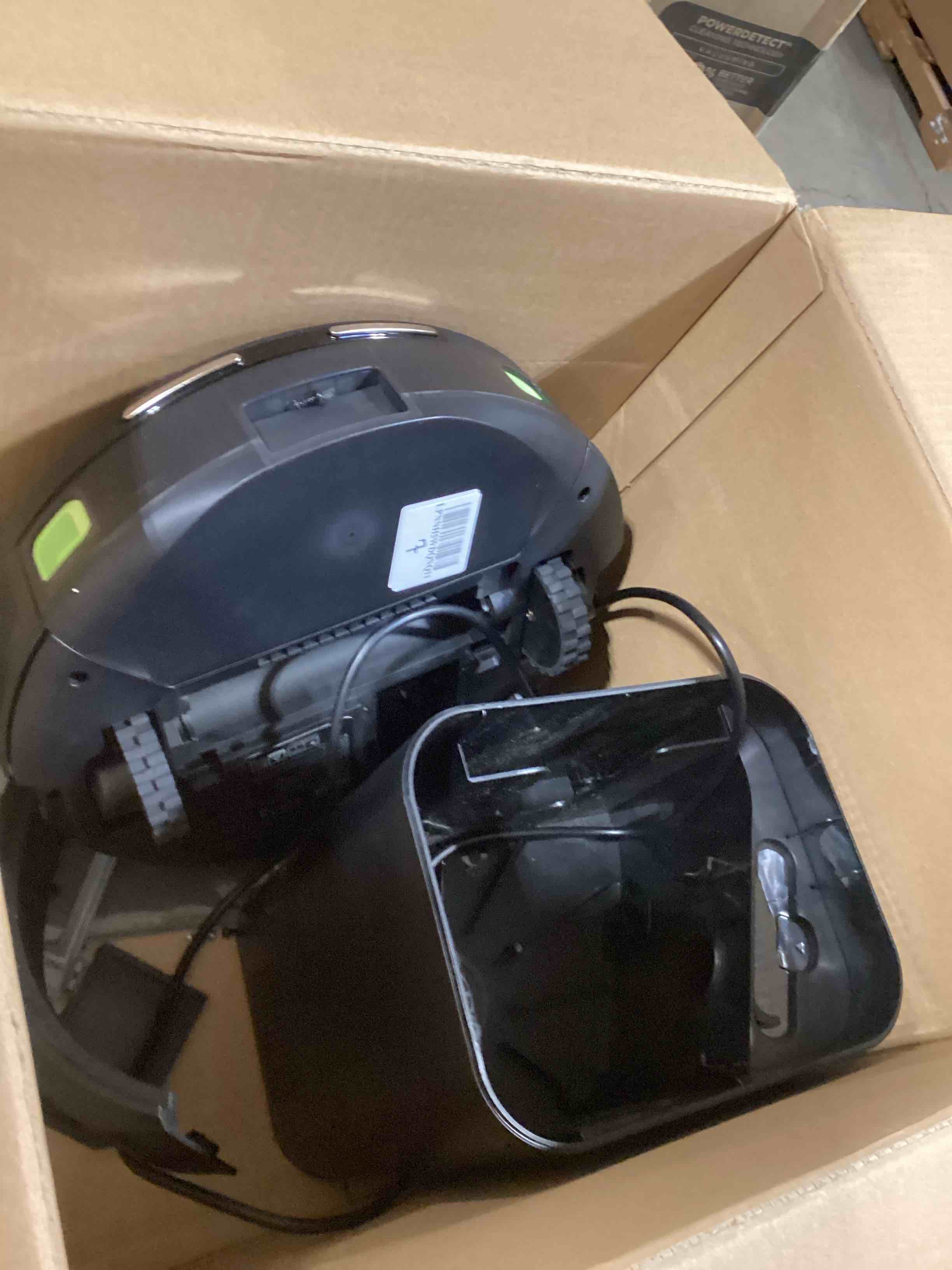 Condition photo showing As Is for iRobot Roomba 105 Vac Robot Vacuum with AutoEmpty Dock - Self-Empties for 75 Days, Easy to use, Intense Power-Lifting Suction, LiDAR Navigation, Multi-Surface Cleaning, Cleans in Neat Rows Roomba 105 VAC AE