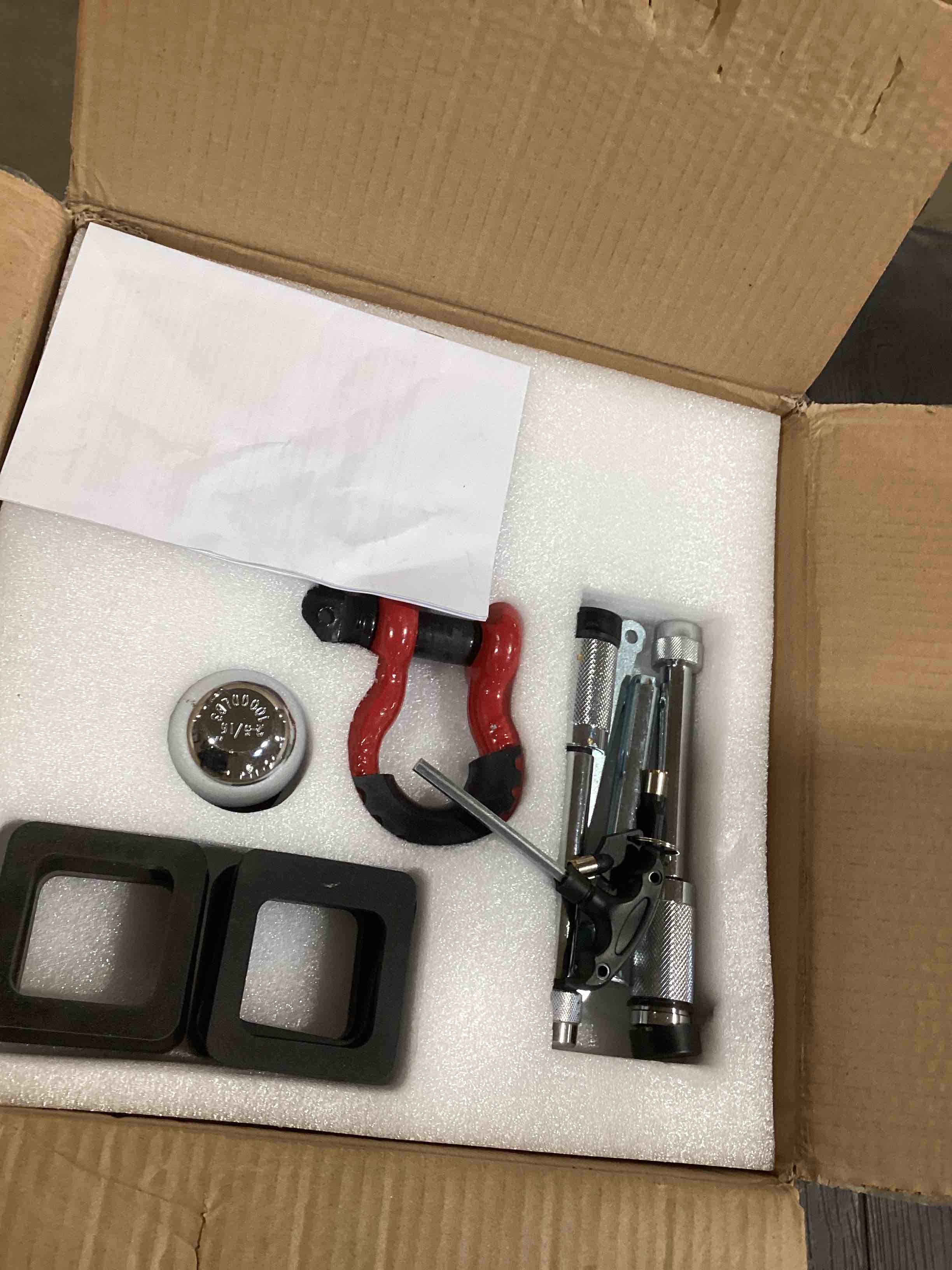 Condition photo showing Good Condition for AC-DK Tri Ball Mount Trailer Hitch with Pin,Tow Hook & Clevis Shackle, Fits 2 inch Receiver with 2-5/16", 2", 1-7/8" Hitch Ball, Black