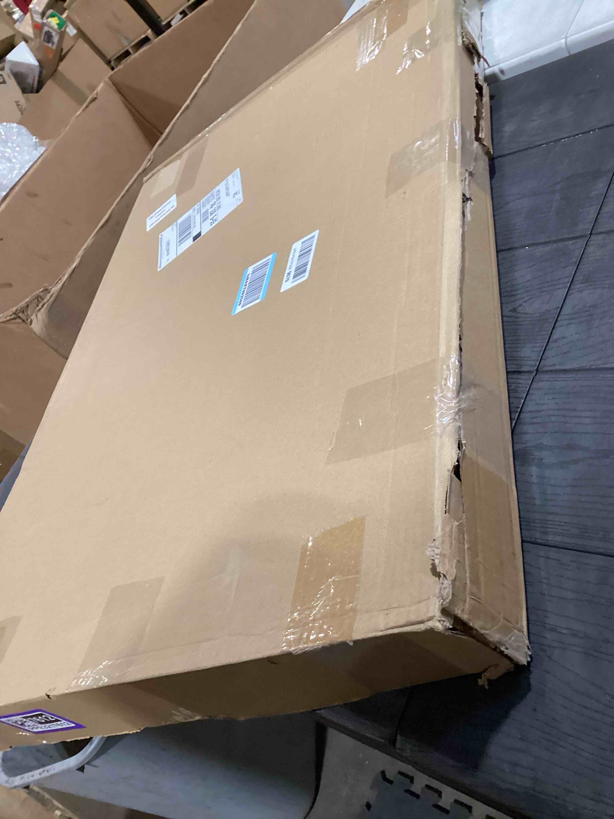 Condition photo showing Good Condition for Large Abstract Paintings Framed Neutral Canvas Prints Mid Century Modern Wall Art for Living Room Bedroom Bathroom 36x24 Inch 3 Piece