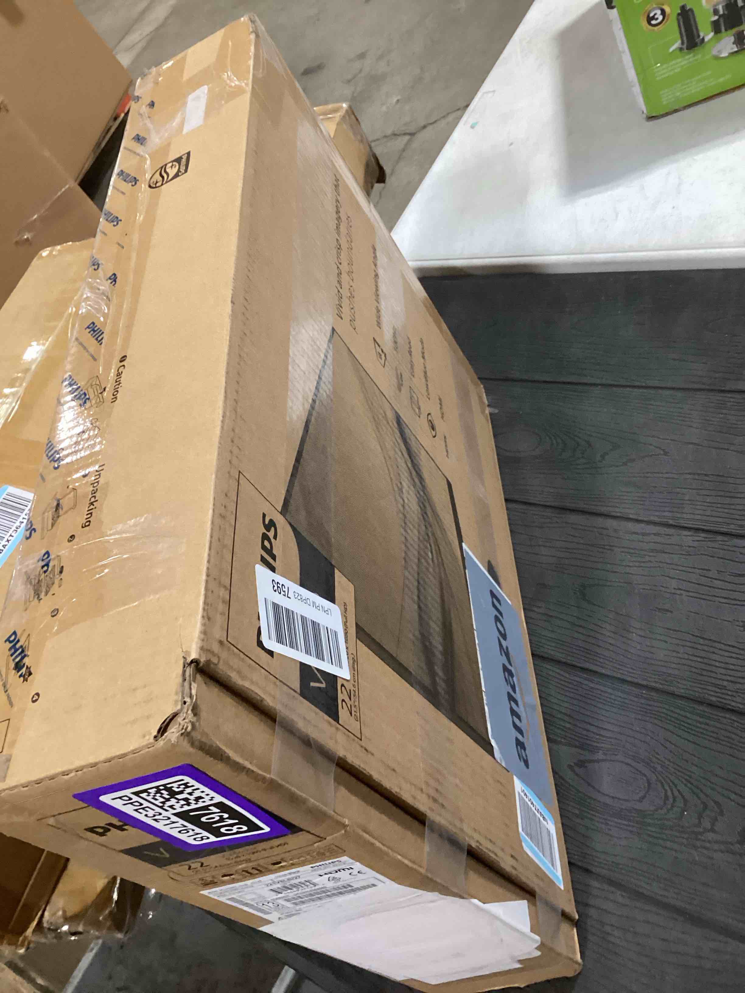 Condition photo showing As Is for Philips 221V8LB 22 inch Class Thin Full HD (1920 x 1080) Monitor, 100Hz Refresh Rate, VESA, HDMI x1, VGA x1, LowBlue Mode, Adaptive Sync, 4 Year Advance Replacement Warranty 22" FHD VA Panel 100Hz