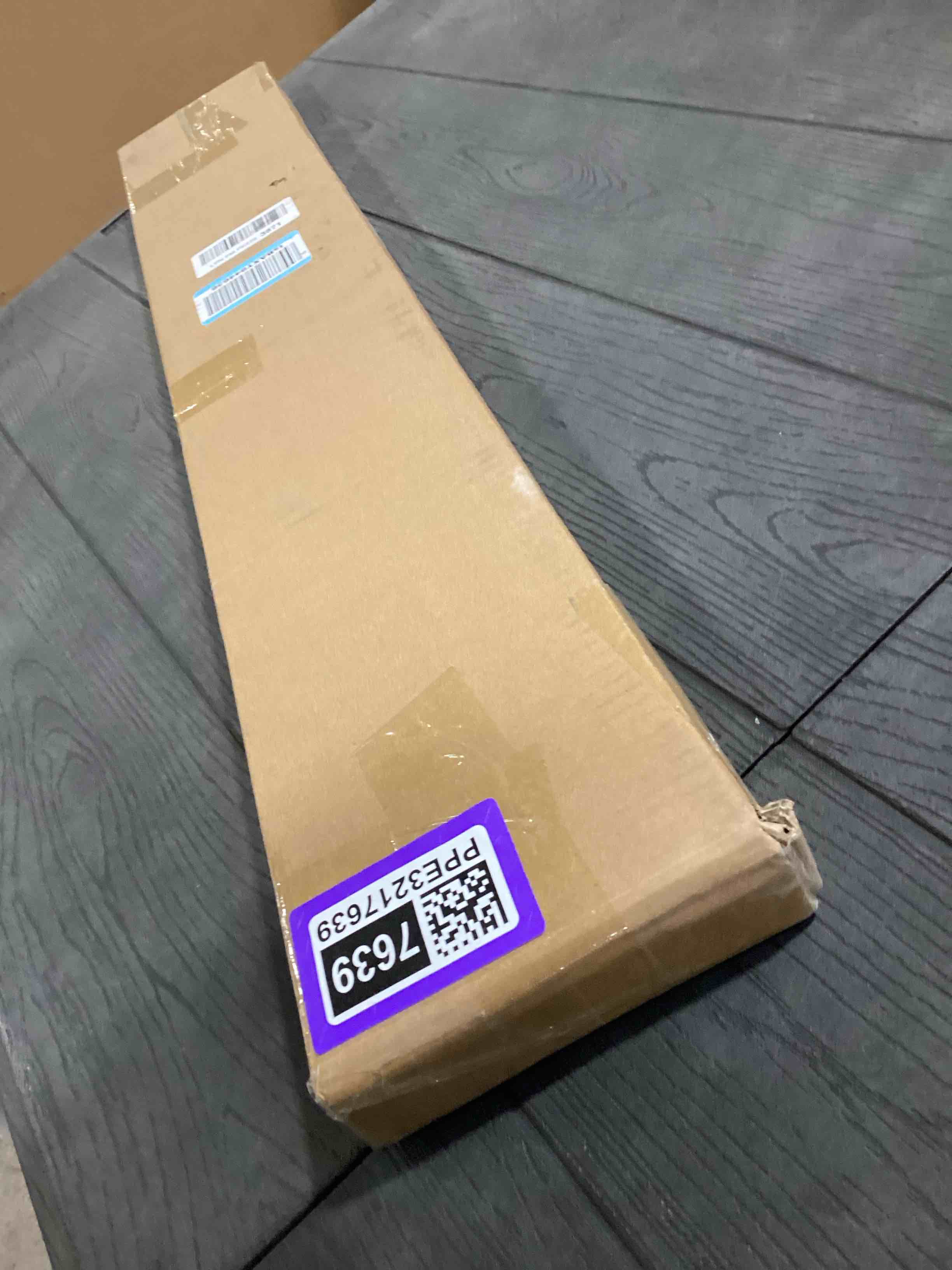 Condition photo showing Good Condition for Double Curtain Rods Matte Black,Room Darkening Drapery Rod 28-48 Inches,Adjustable 3/4 Inches Front and 5/8 Inches Back Quality Metal Rod for Window,Wrap Around Design 28-48" Matte Black