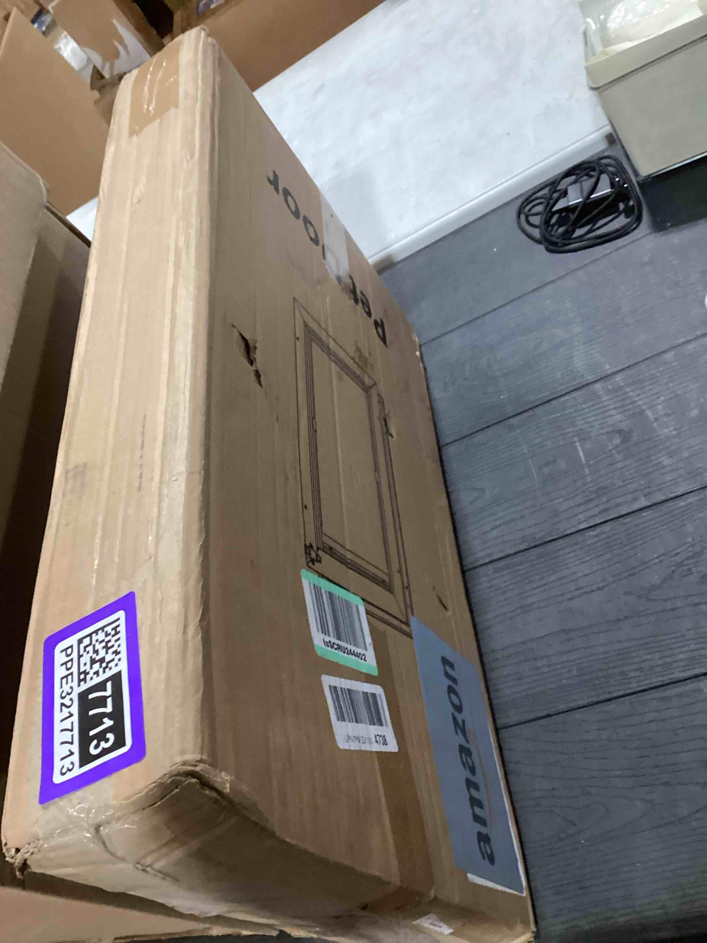 Condition photo showing Good Condition for Ideal Pet Products Air Seal Pet Door with Telescoping Frame, Large, 10.25" x 15.75" Flap Size Large - 10.25" x 15.75" Flap Size