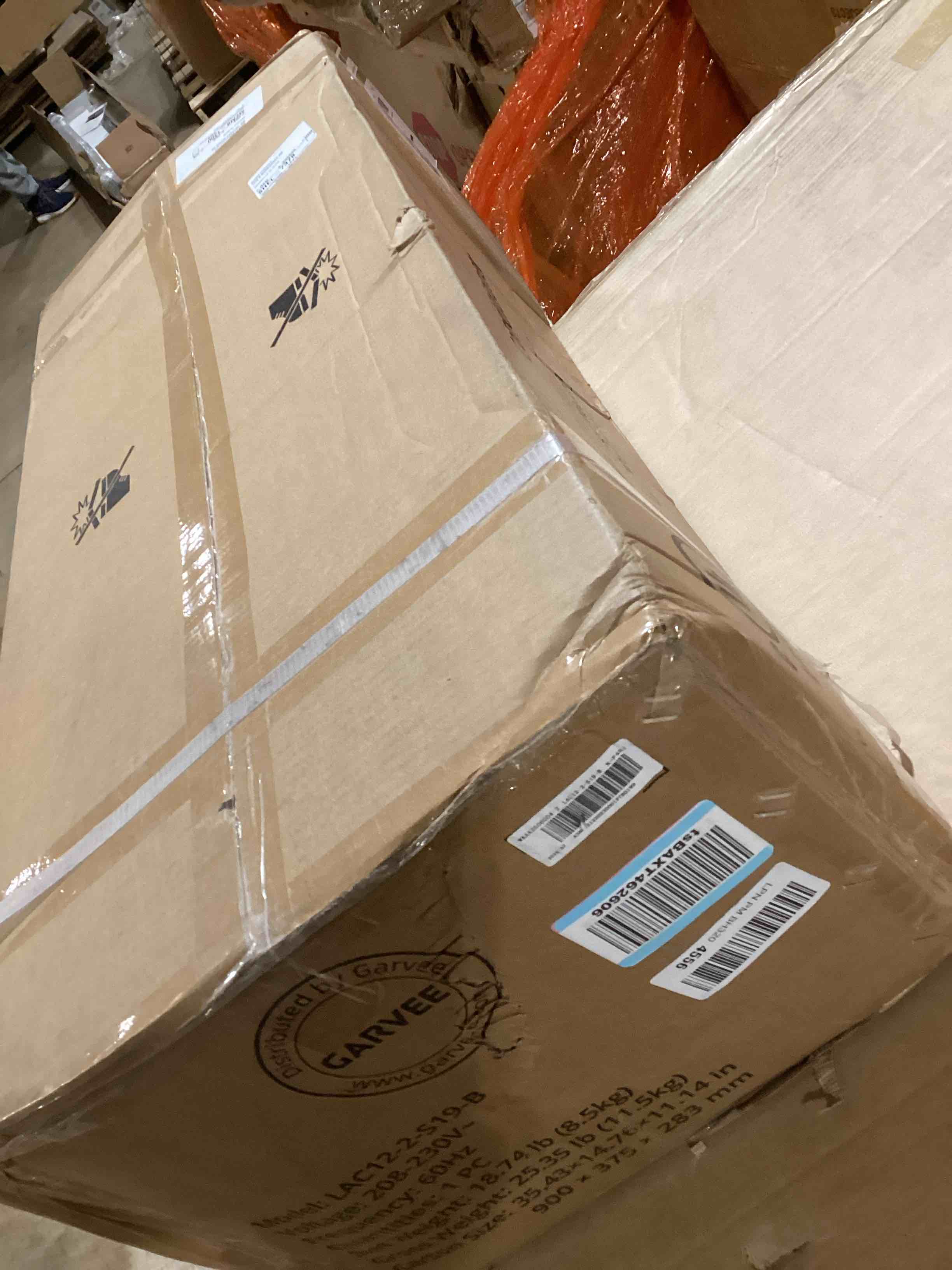 Condition photo showing As Is for GarveeHome 18000 BTU Mini Split Air Conditioner Heat Pump System, 19 SEER2 208-230V Inverter Ductless Cools Up to 1250 Sq.Ft, Heat Pump Ductless Pre-Charged Inverter System White 19 SEER2 18000BTU 208V/230V