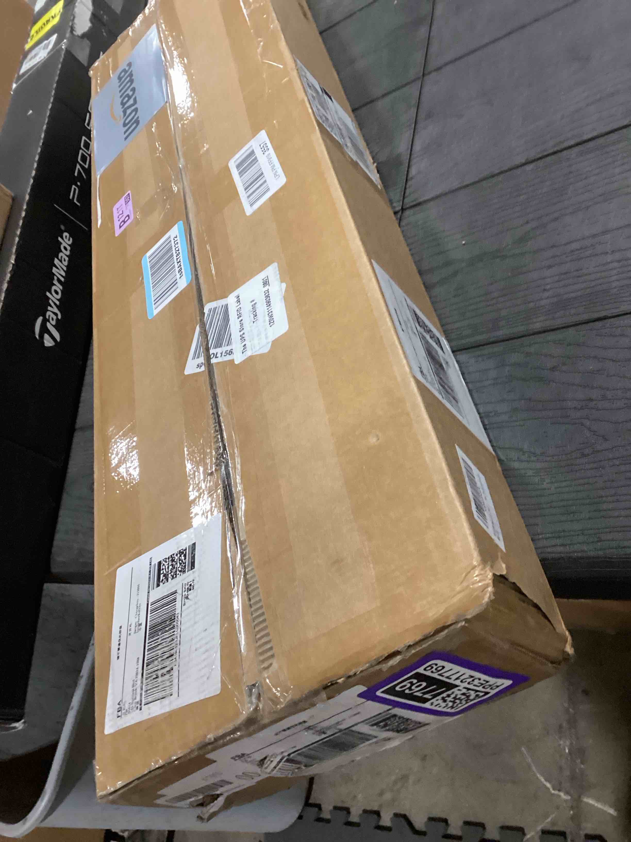 Condition photo showing Good Condition for Stainless Steel Straight Spring Loaded Mud Flap Hanger Set 2-1/2" Bolt Spacing 30" Length with Aluminum Reflective Tapes for Semi Trucks Accessories 2-1/2" bolt spacing (hangers & reflectors)