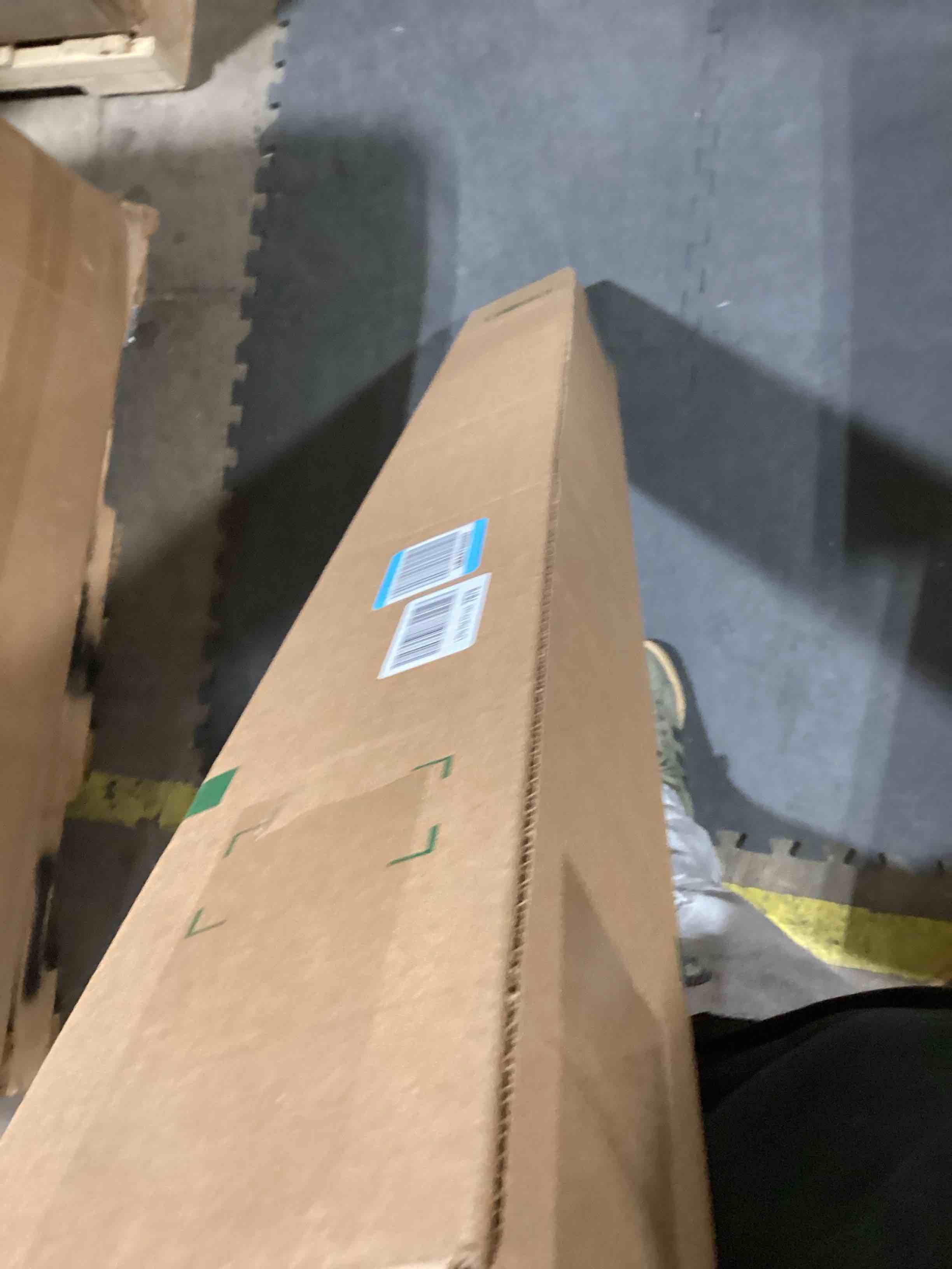 Condition photo showing Good Condition for Ivilon Curtain Rods for Windows - Diamond Knurled End Cap, 1 inch Diameter, Extendable Drapery Rod for Windows, 48 to 86 Inches. Color Black 48 to 86 Inches Black