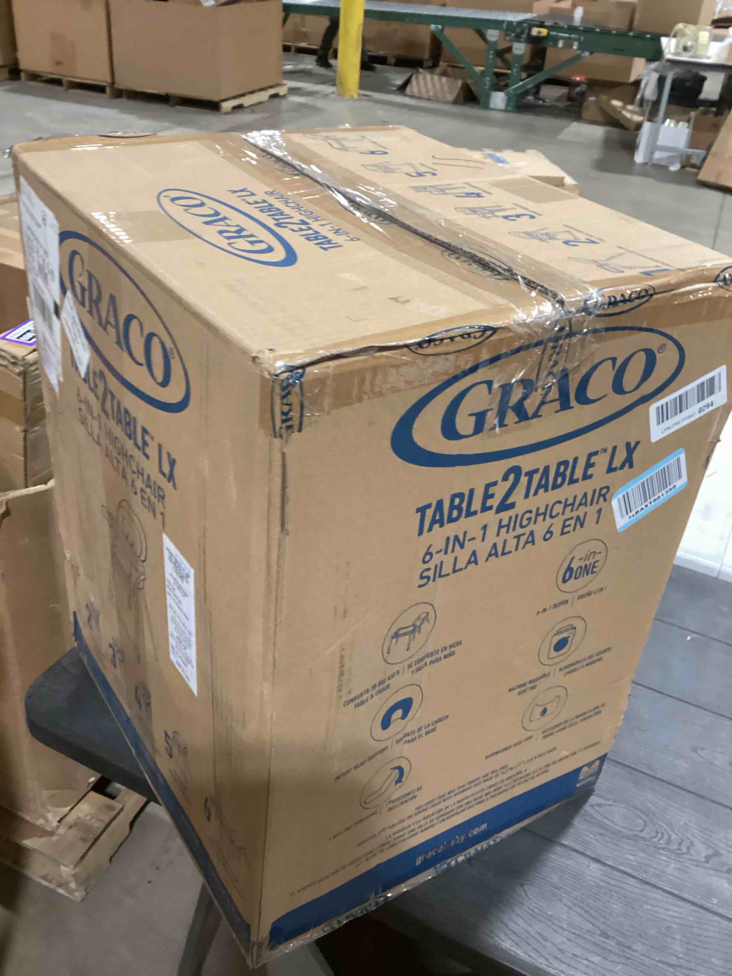 Condition photo showing Good Condition for Graco® Table2Table LX 6-in-1 Highchair, Arrows with Infant Head Support & One-Hand Removable Tray