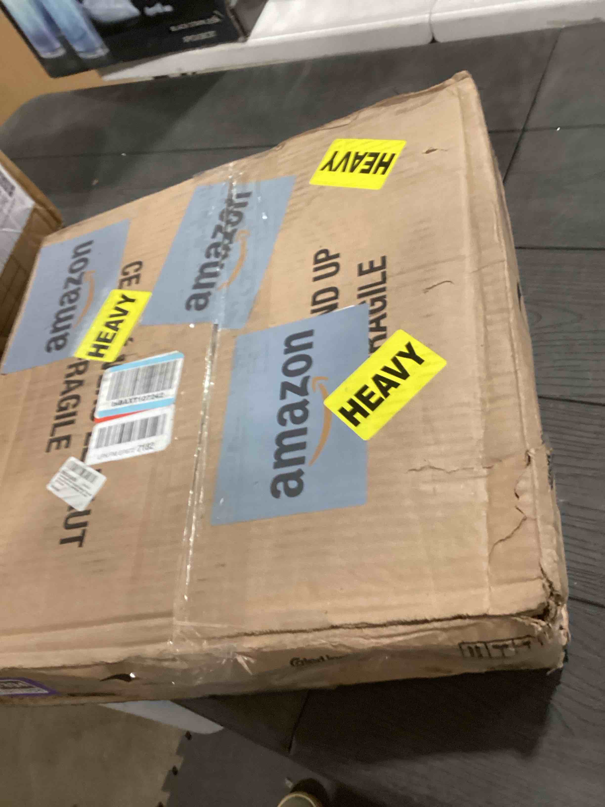 Condition photo showing As Is for CheckMate Plastic Round Catering Tray and Dome Lid Combo, Clear/Black, 16-Inch (25-Count)