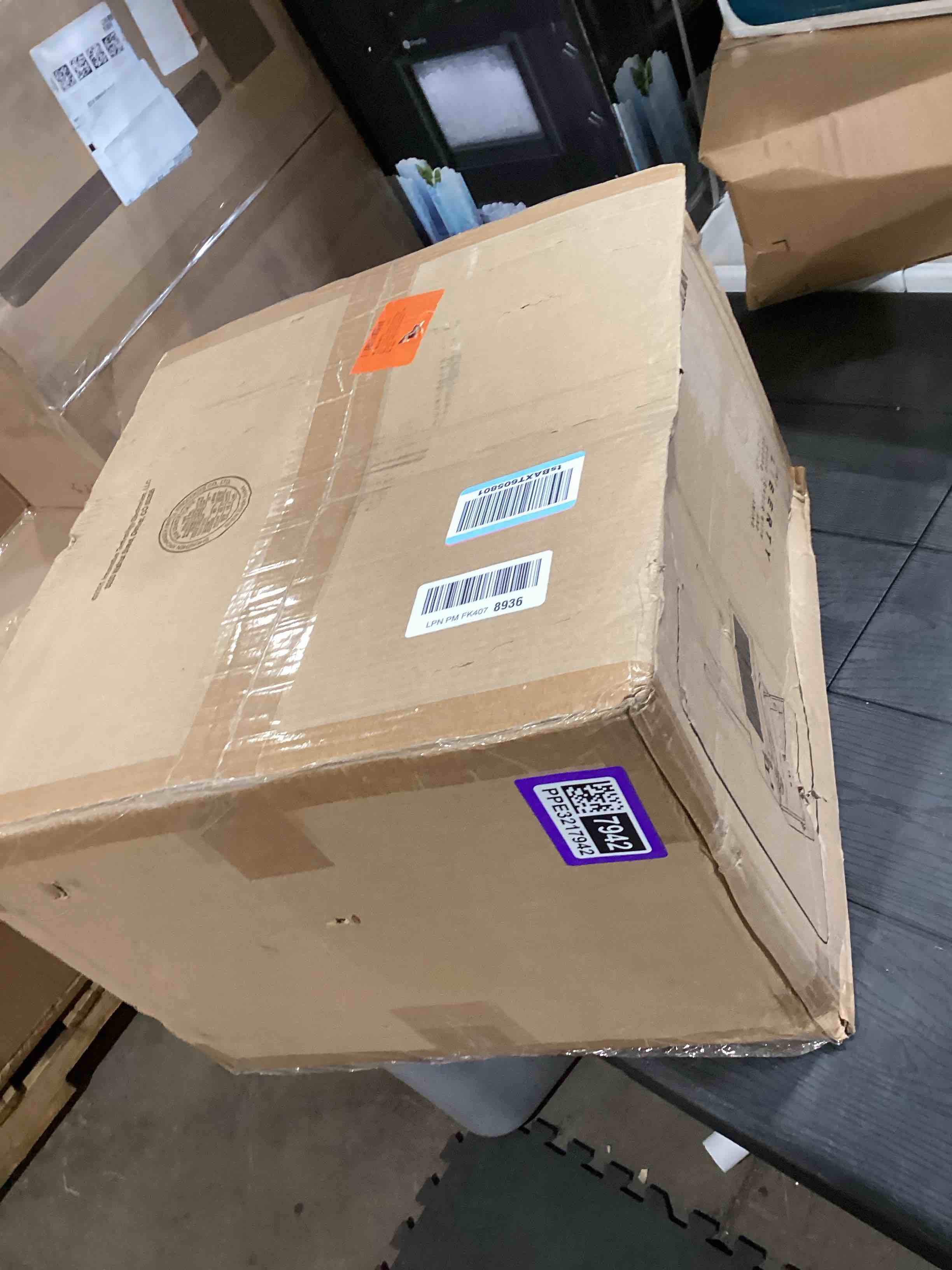 Condition photo showing As Is for Victrola Liberty – Bluetooth Record Player – 5-in-1 Turntable with Vinyl Stream, FM Radio, USB Playback, Built-in Speakers, Use as Stand or Tabletop Player (Espresso) Espresso Record Player