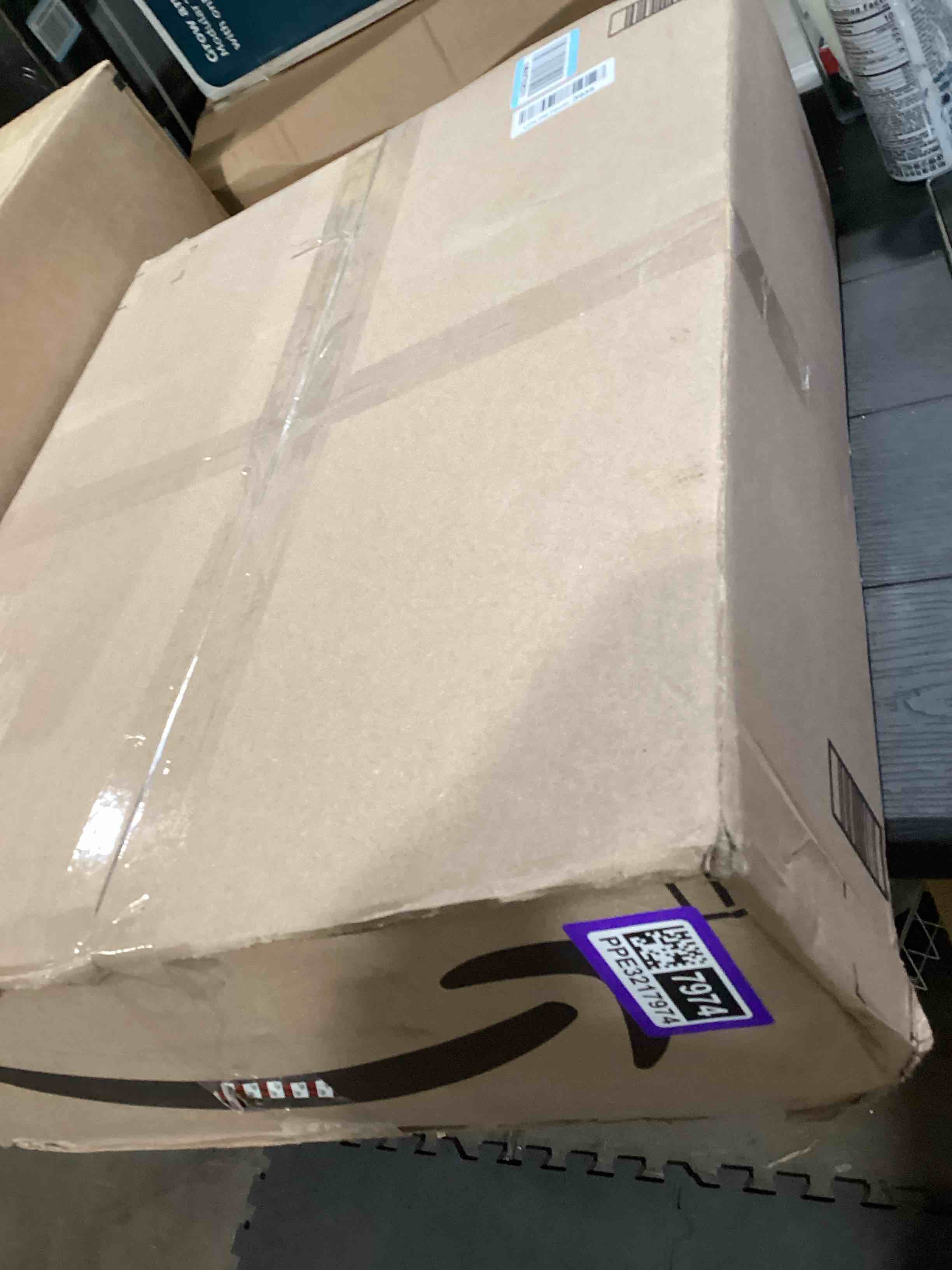 Condition photo showing Good Condition for 18 inch Built-in Electric Fireplace Insert Heater, Recessed Freestanding Fireplace, Remote Control, Touch Screen, Adjustable Flame Brightness Speed, Low Noise, 1000W, Black 18 inch Remote Control