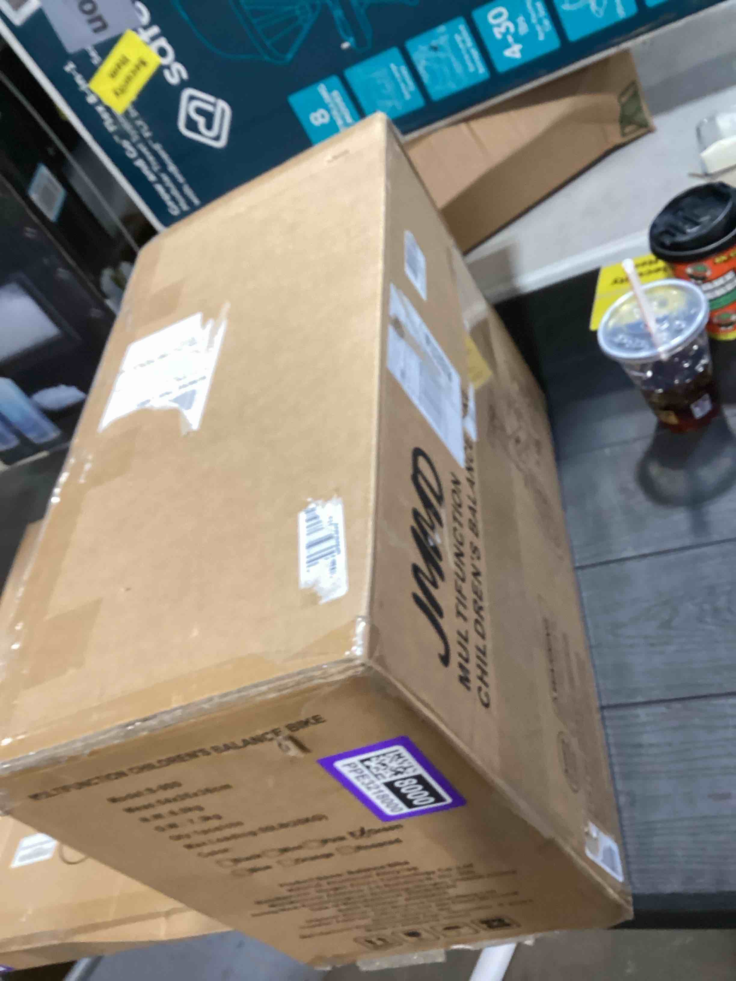 Condition photo showing Good Condition for JMMD Toddler Bike with Push Handle for Kids 18-60 Months, 6 in 1 Foldable Push Bike with Training Wheels, Pedals, Brakes, Kickstand, Kid Balance Bike Gift & Toys for Boy & Girl Green Large